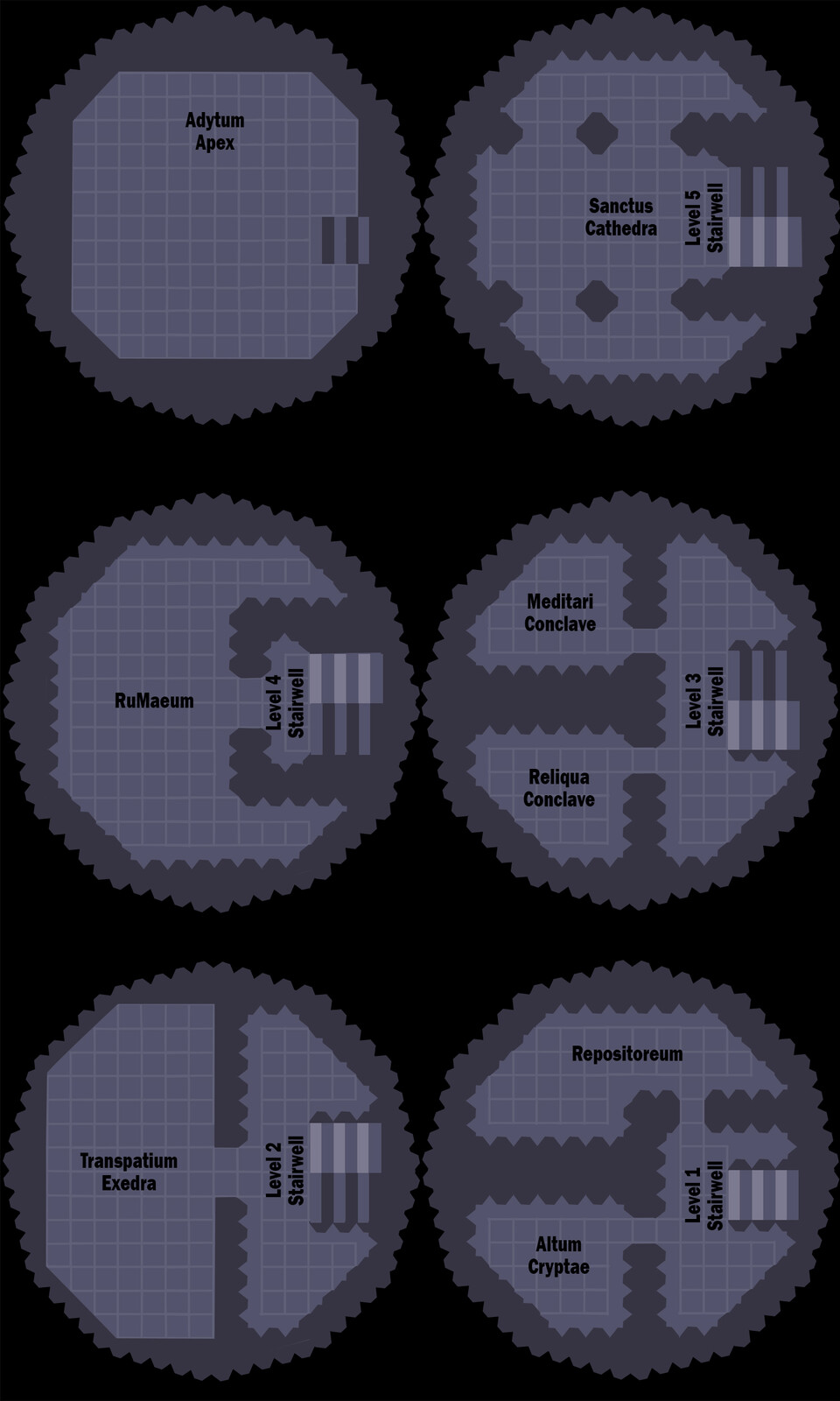 The entire, barren map for Campaign #1 level