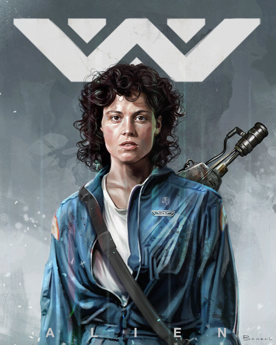 ArtStation Ellen Ripley