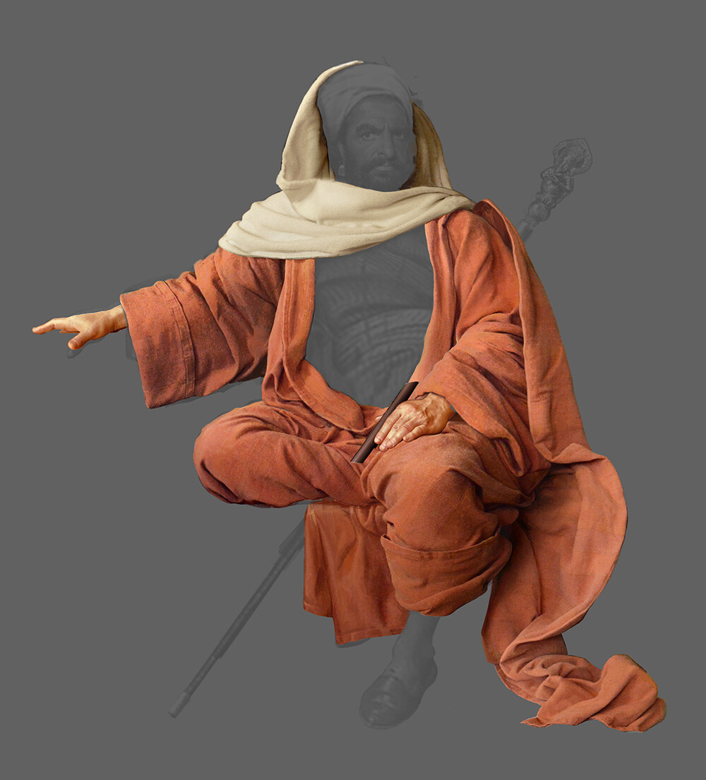Spliced gown