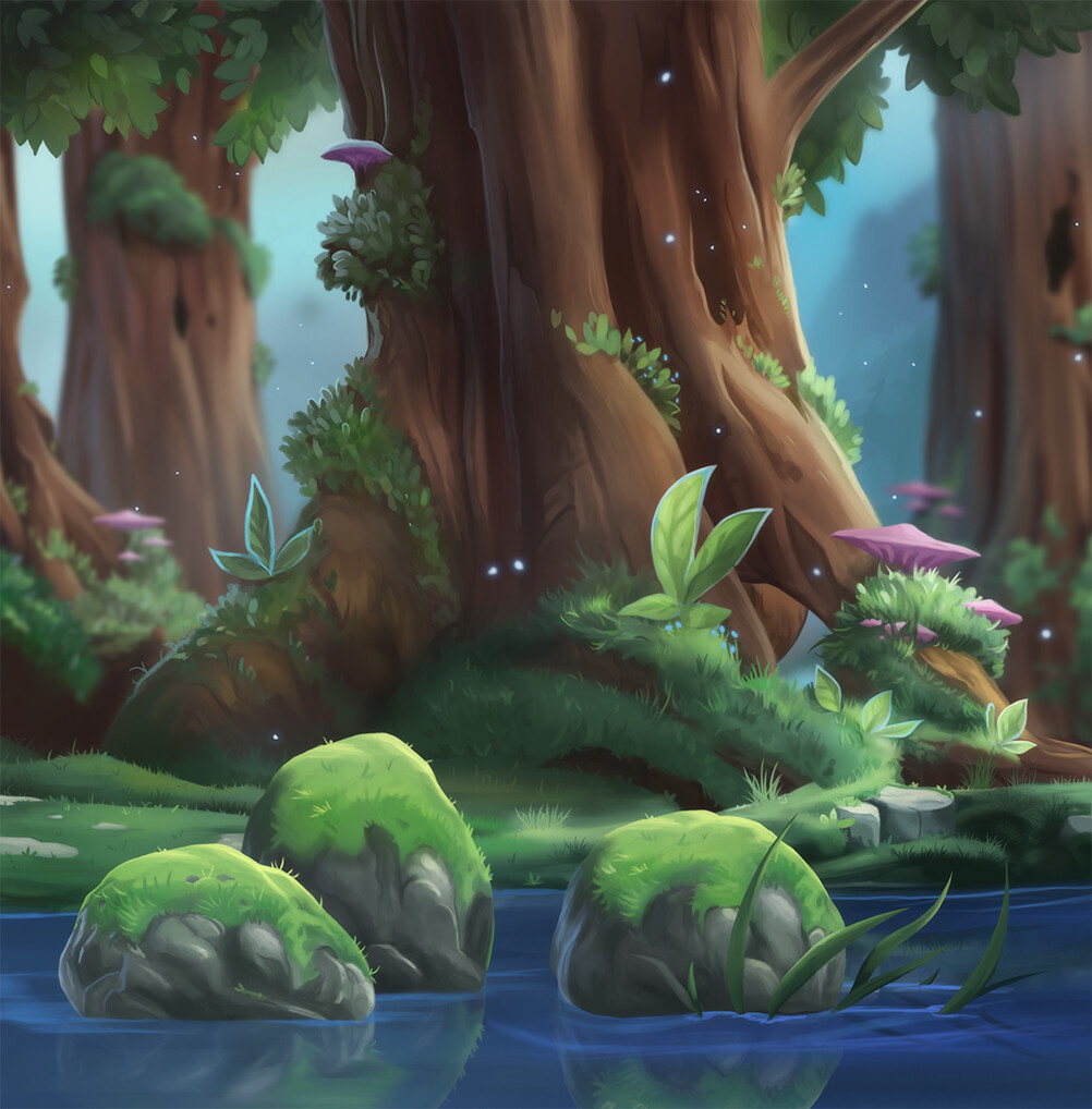 Artstation Ori And The Blind Forest Study Andrea Forsgren
