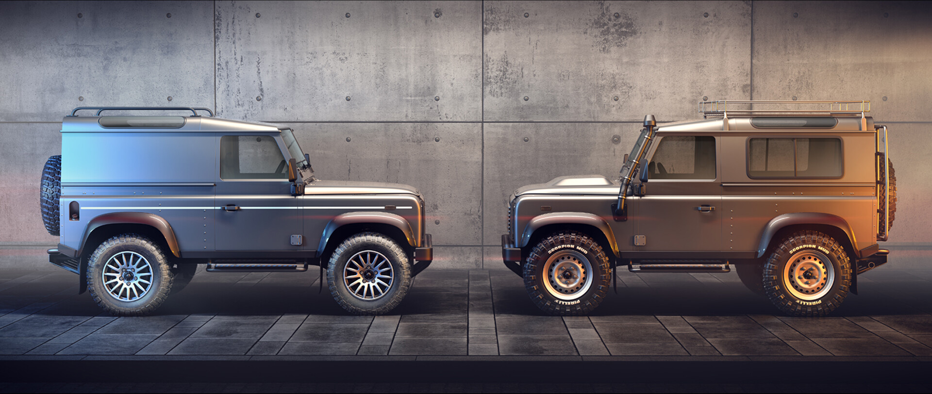 ArtStation - Land Rover Defender