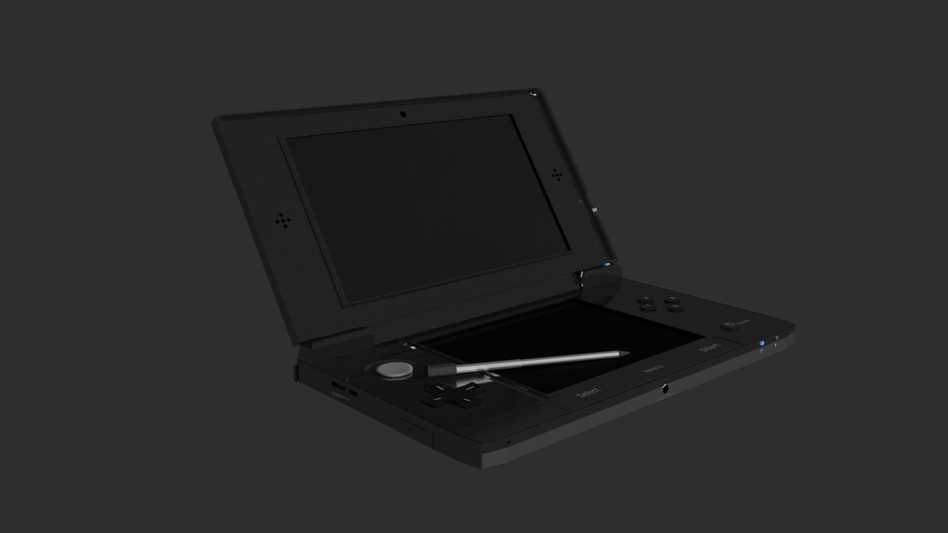 ArtStation Nintendo 3DS 3Dmodel