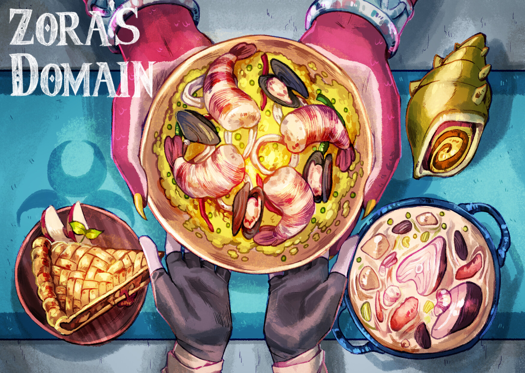 Mandy Chan Botw Food Illustrations