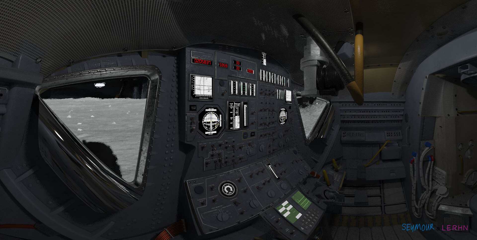 Inside Apollo 11 Lander