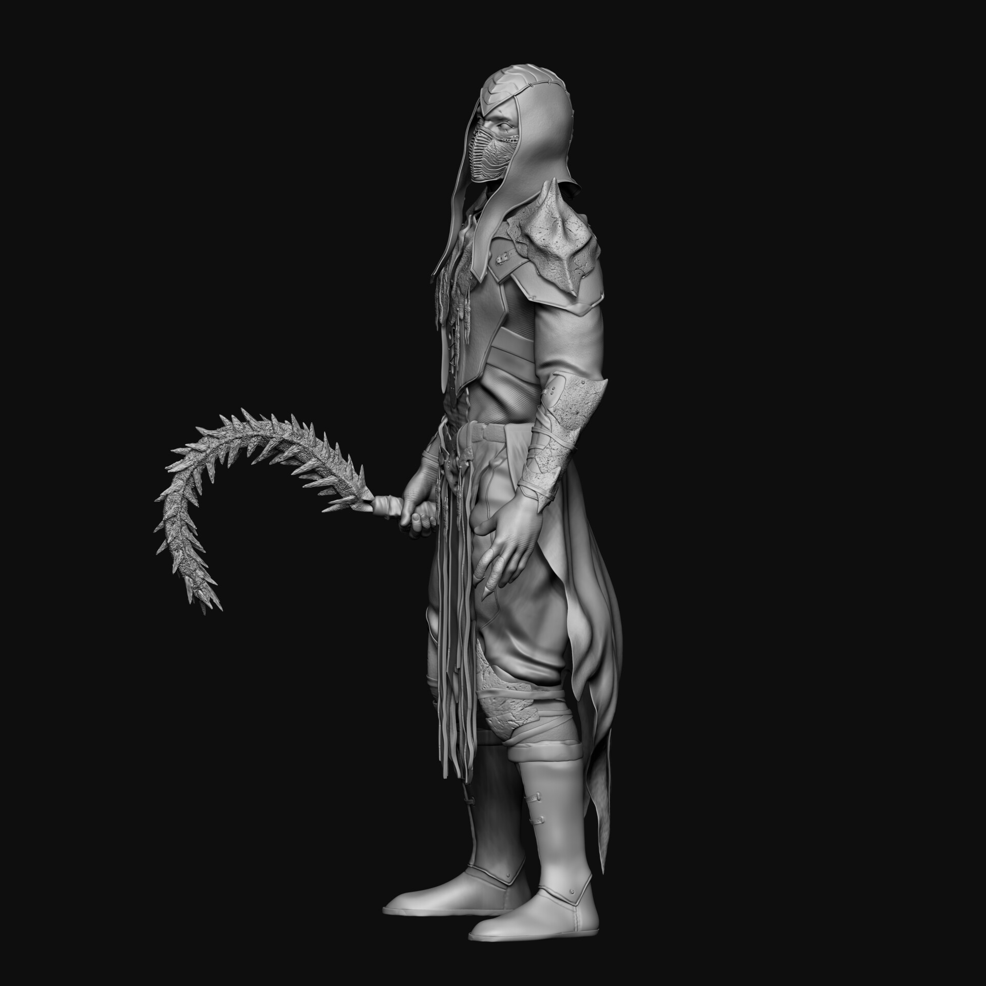 Artstation Noob Saibot 3d Model Mortal Kombat Mk 11