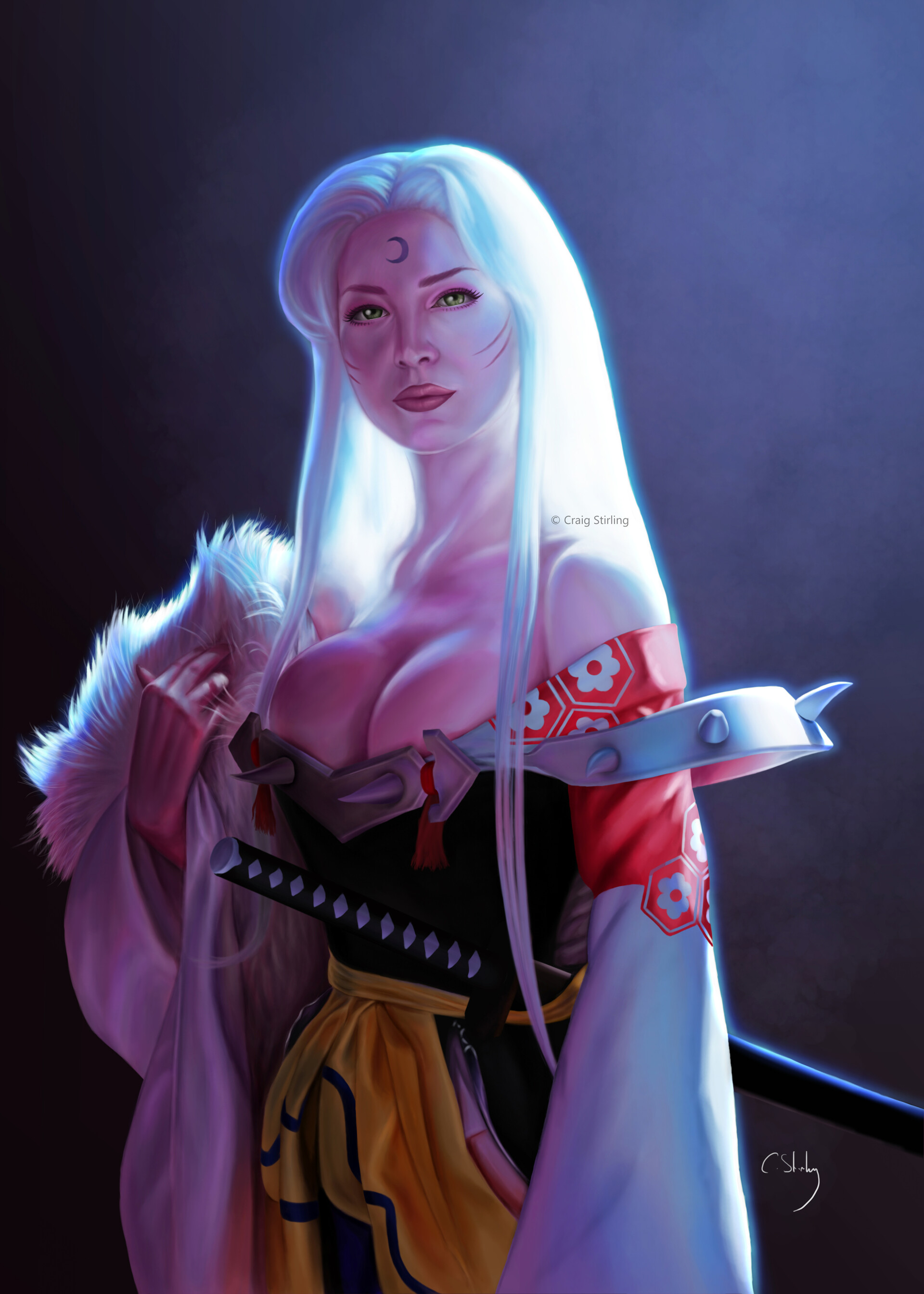 ArtStation Ashlynn Dae Sesshomaru Cosplay