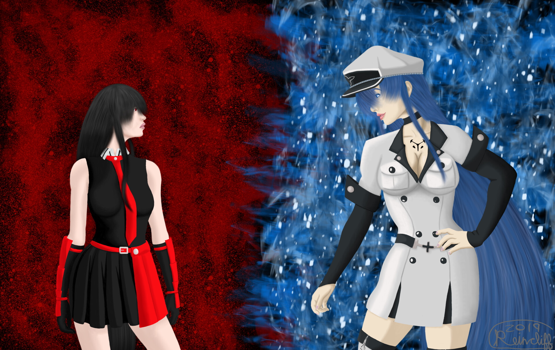 john reincliff akame versus esdeath