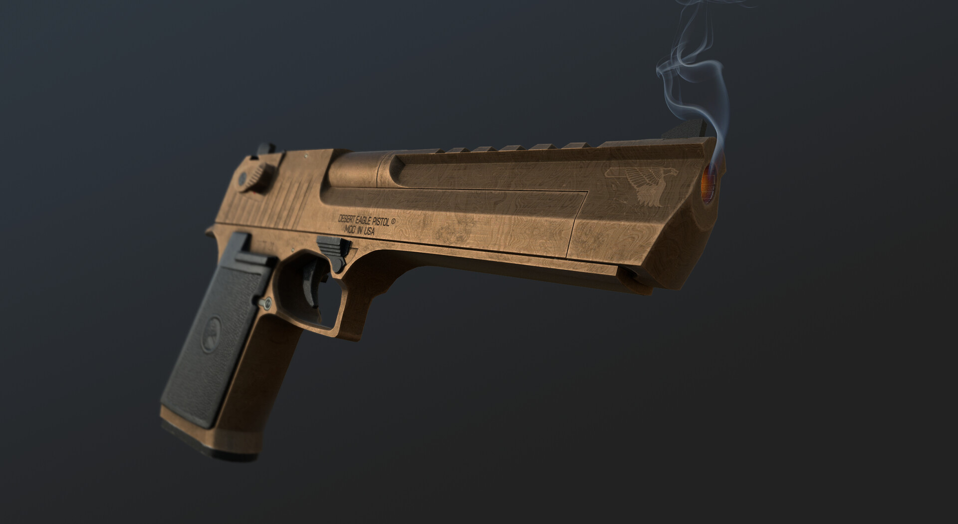 Artstation Desert Eagle Alexey Shustov