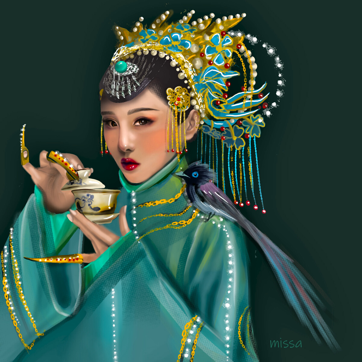 ArtStation - bird empress