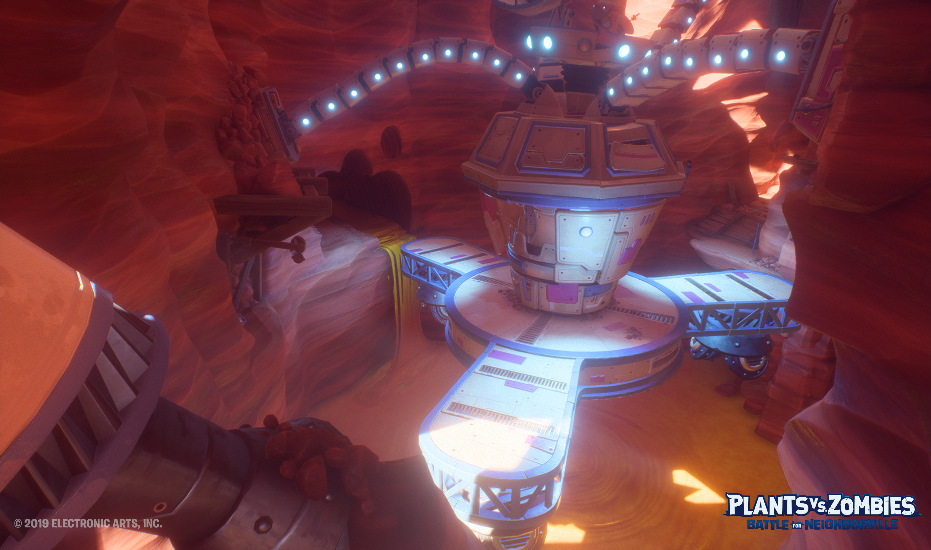 A giant drilling machine... Or a giant cheese mixer?