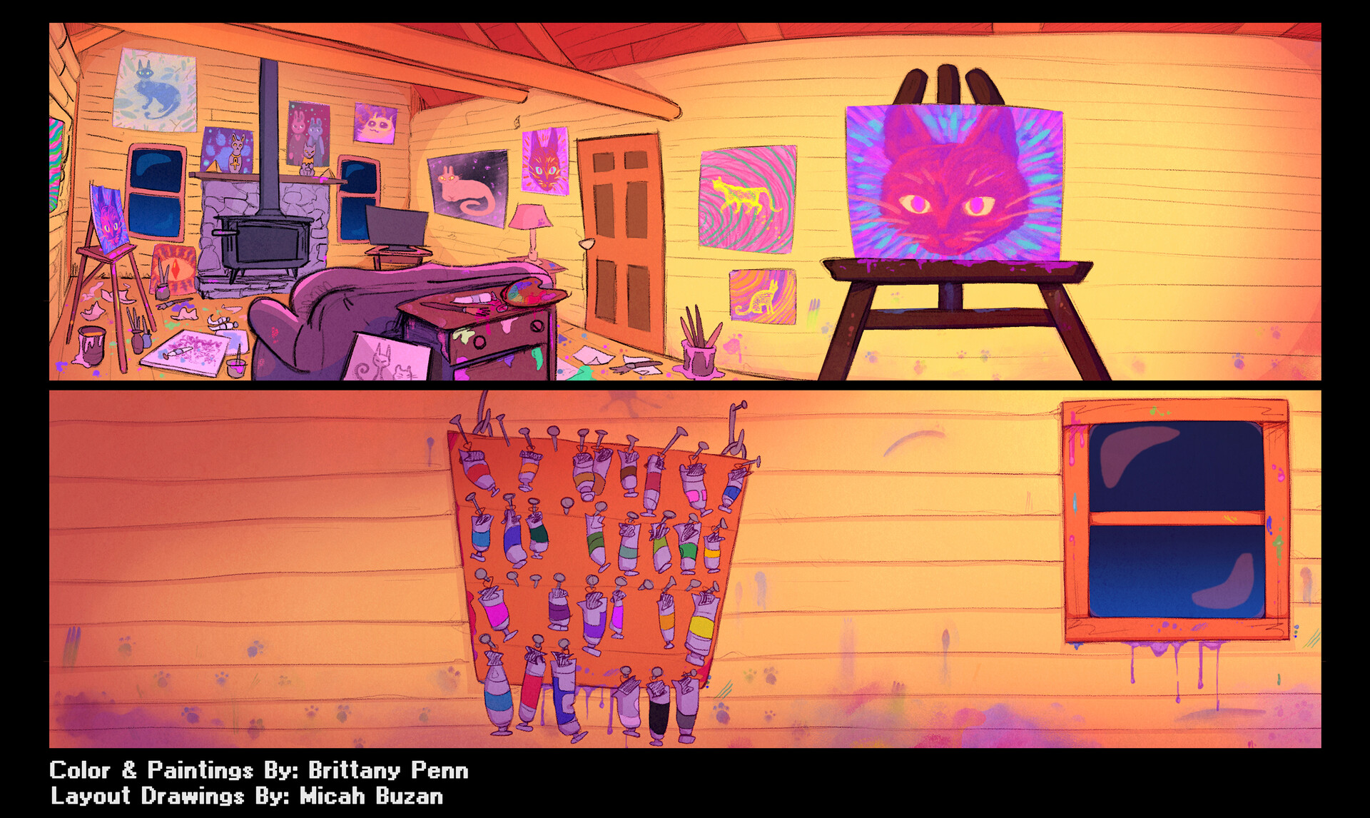 Brittany Penn Background Painting Color And Props