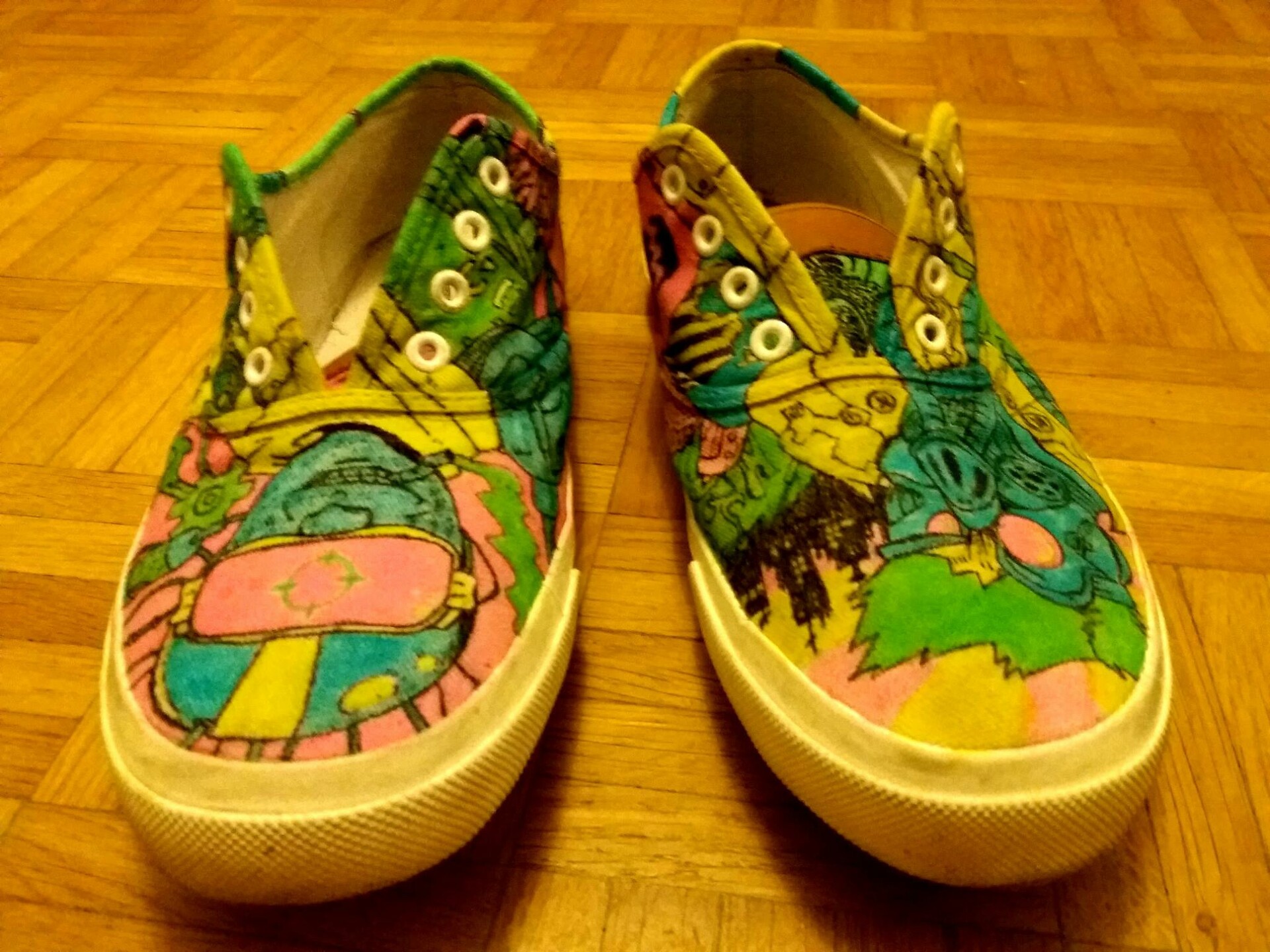 Grzegorz Galek Cyberpunk Trainers