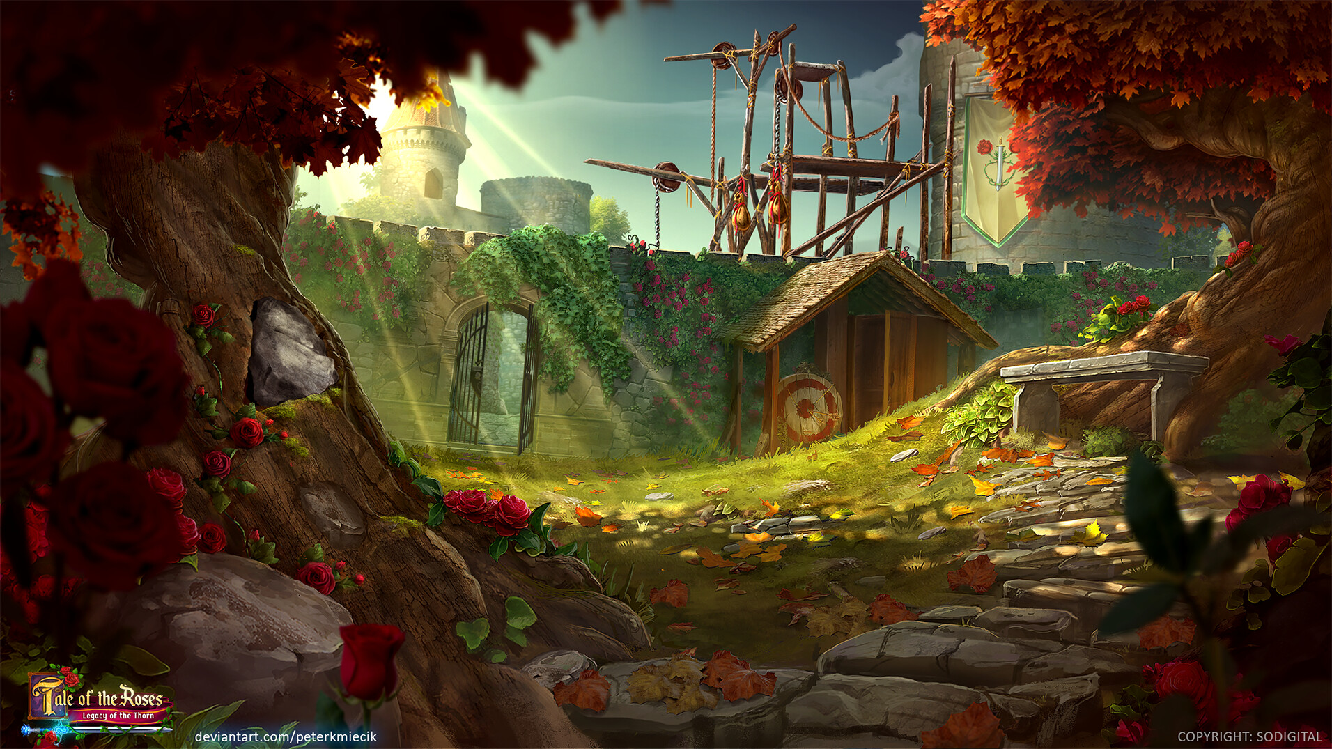 Artstation Tale Of The Roses Legacy Of The Thorn Location