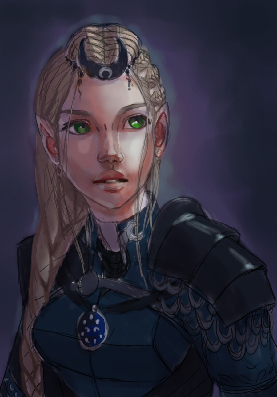 Featured image of post The Best 16 Fantasy Female Half Elf Portrait