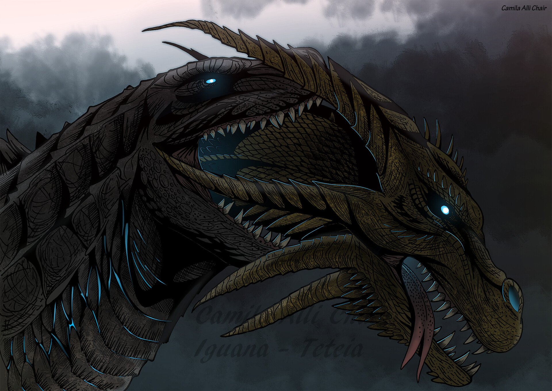 ArtStation Godzilla vs King Ghidorah