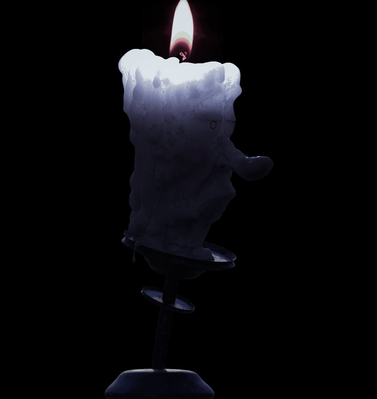 ArtStation - свеча