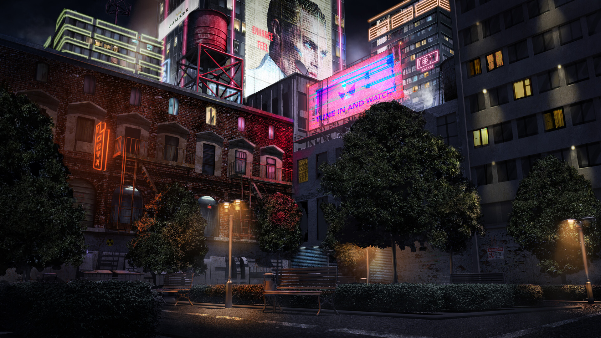 ArtStation Neon Noir City