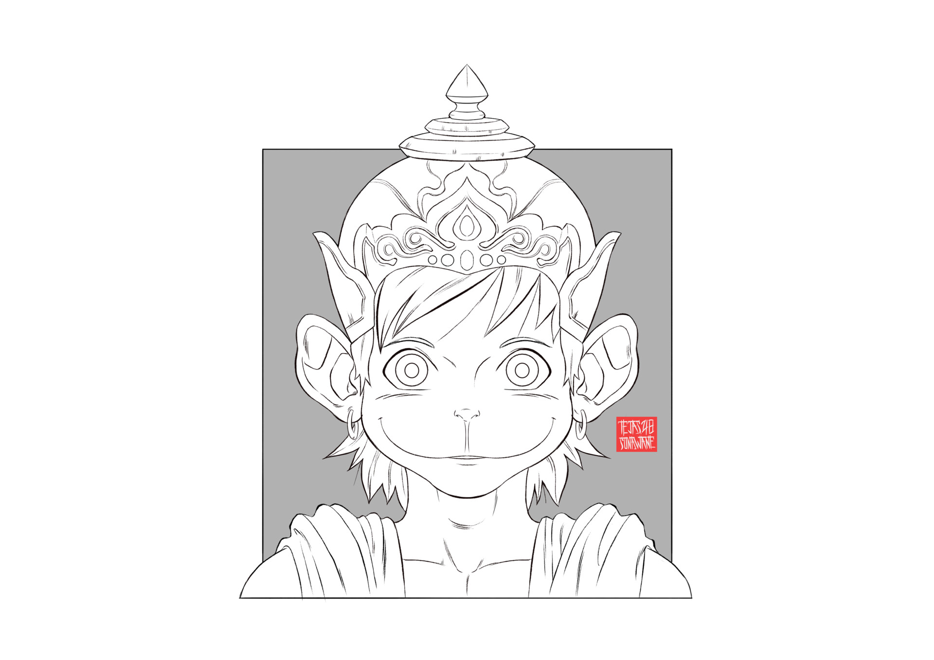 Artstation Kid Hanuman Tejas Sonawane