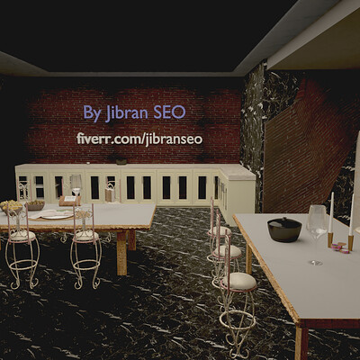 Jibran khan 3d interior kitchen modeling awesome 1