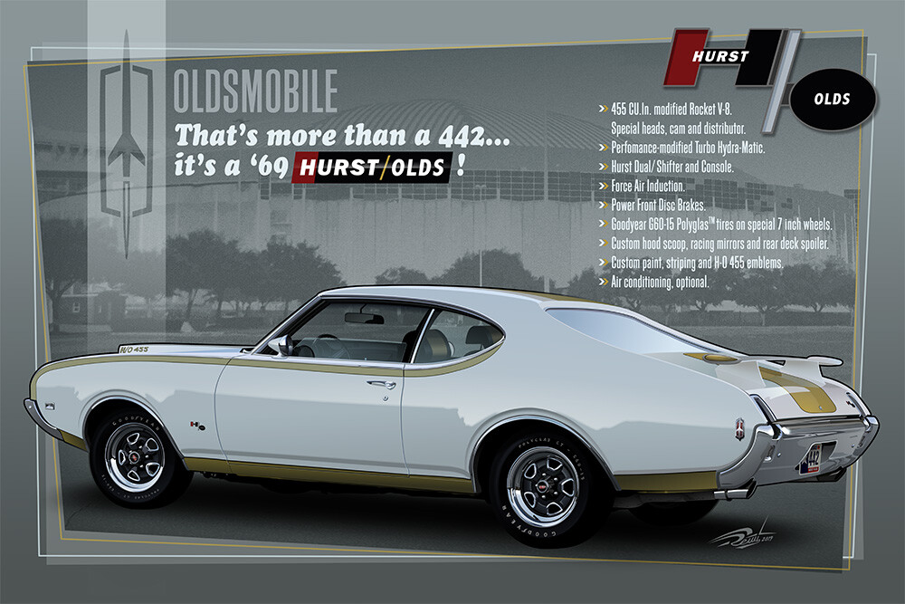 Suddenly 1965 Garage Studio 1969 Oldsmobile 442 Hurst Olds