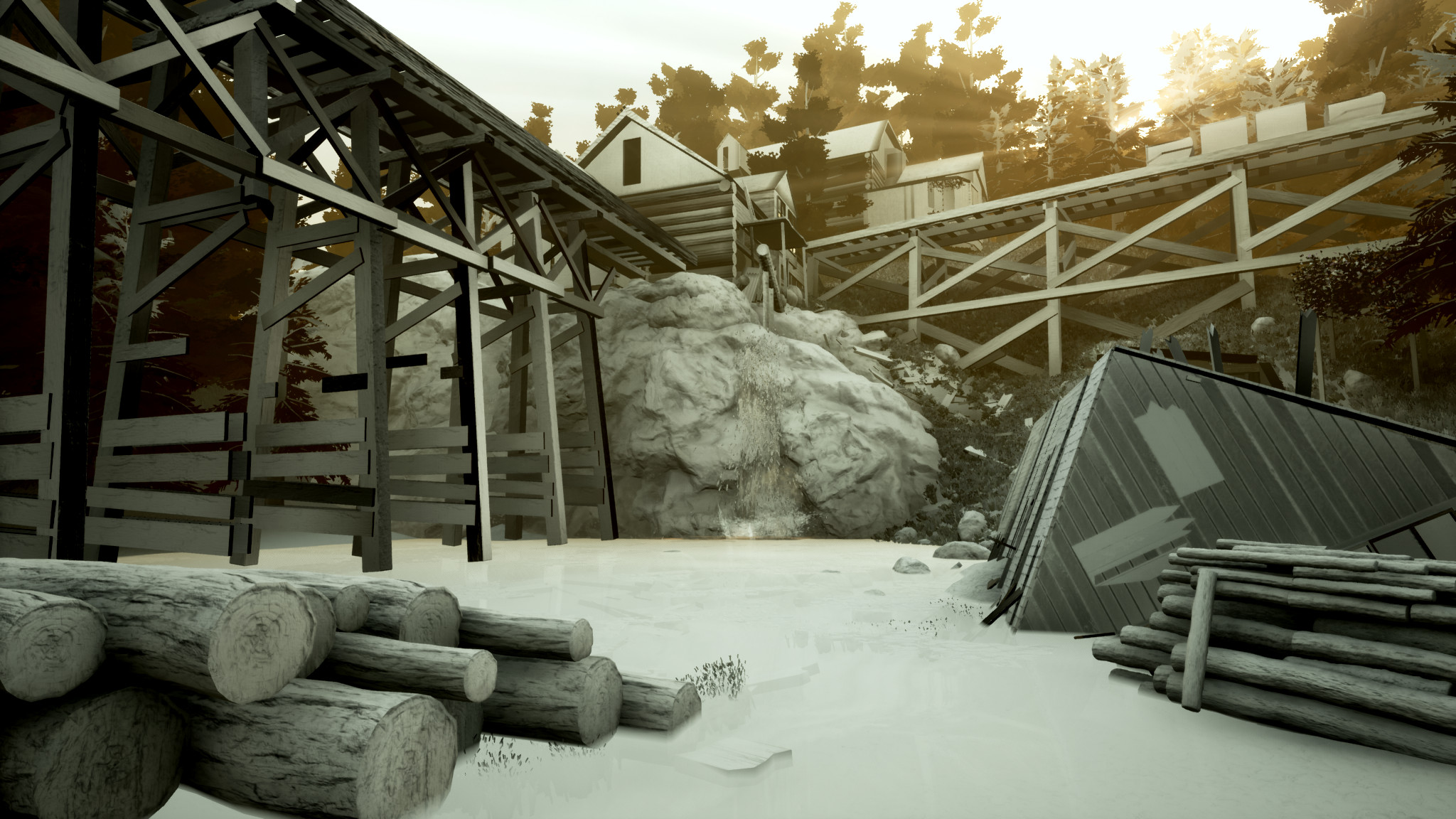 Lighting only no textures