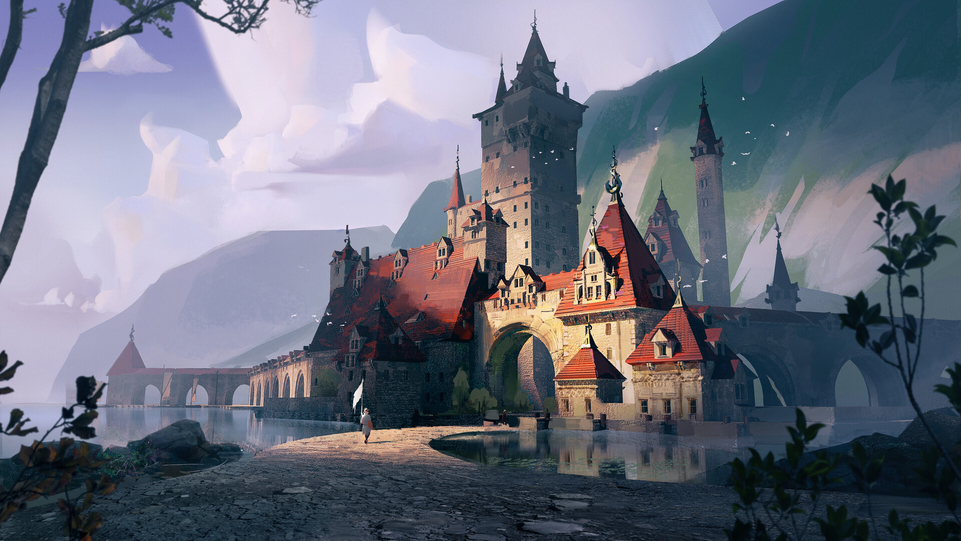 artstation castle design niilo
