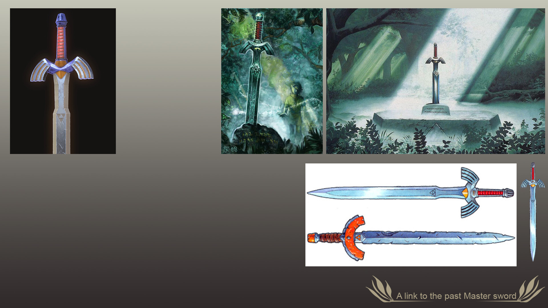 The Legend of Zelda A Link to the Past master Sword 3D 