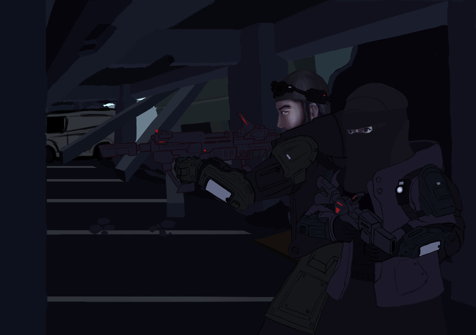 Started adding more visual interest into the scene.