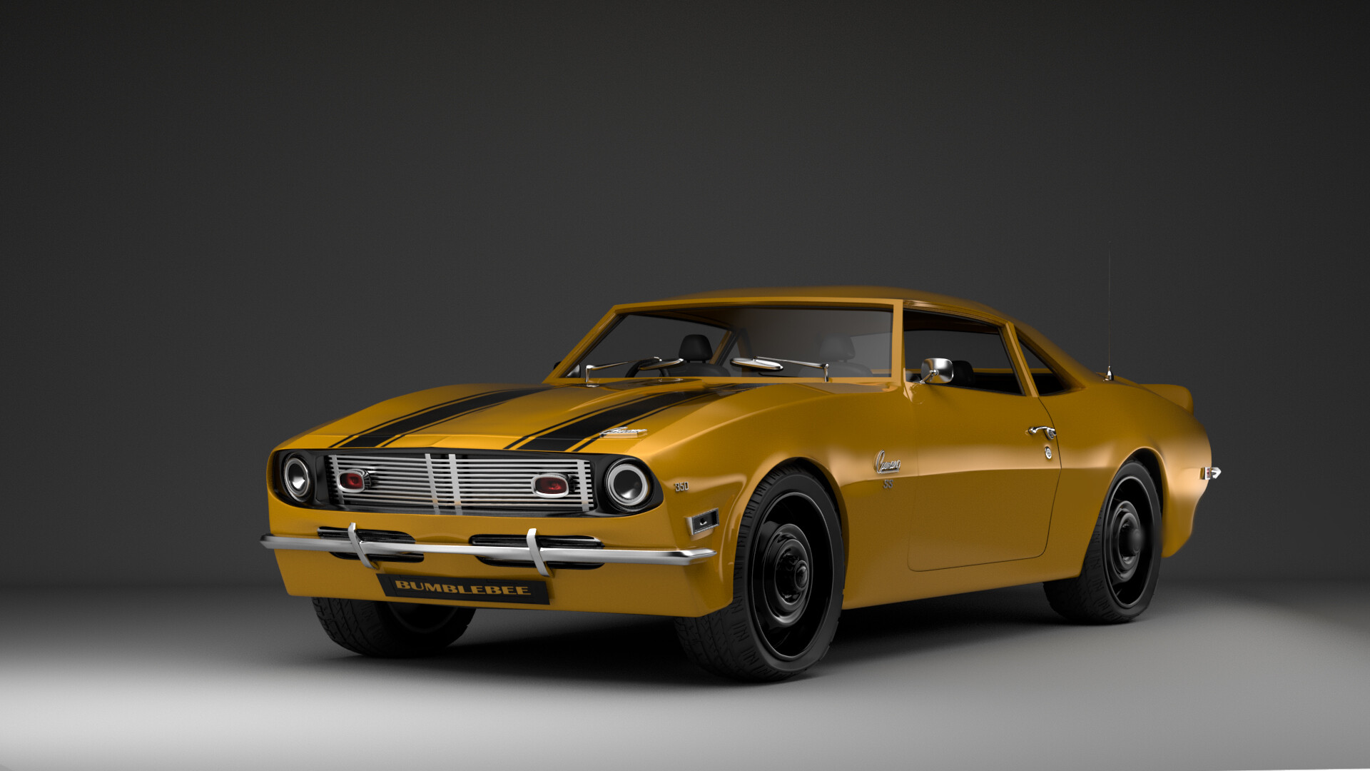 Artstation Camaro Ss 1968 Nolwenn Raballand