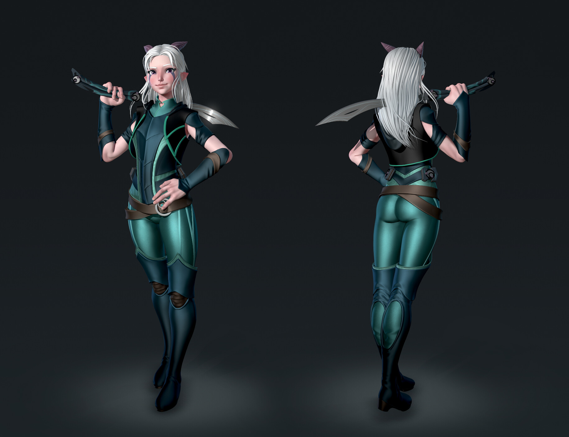 Artstation Rayla The Dragon Prince Vitaly Slonovskoy Really enjoyed that cartoon, characters there are just great! artstation rayla the dragon prince