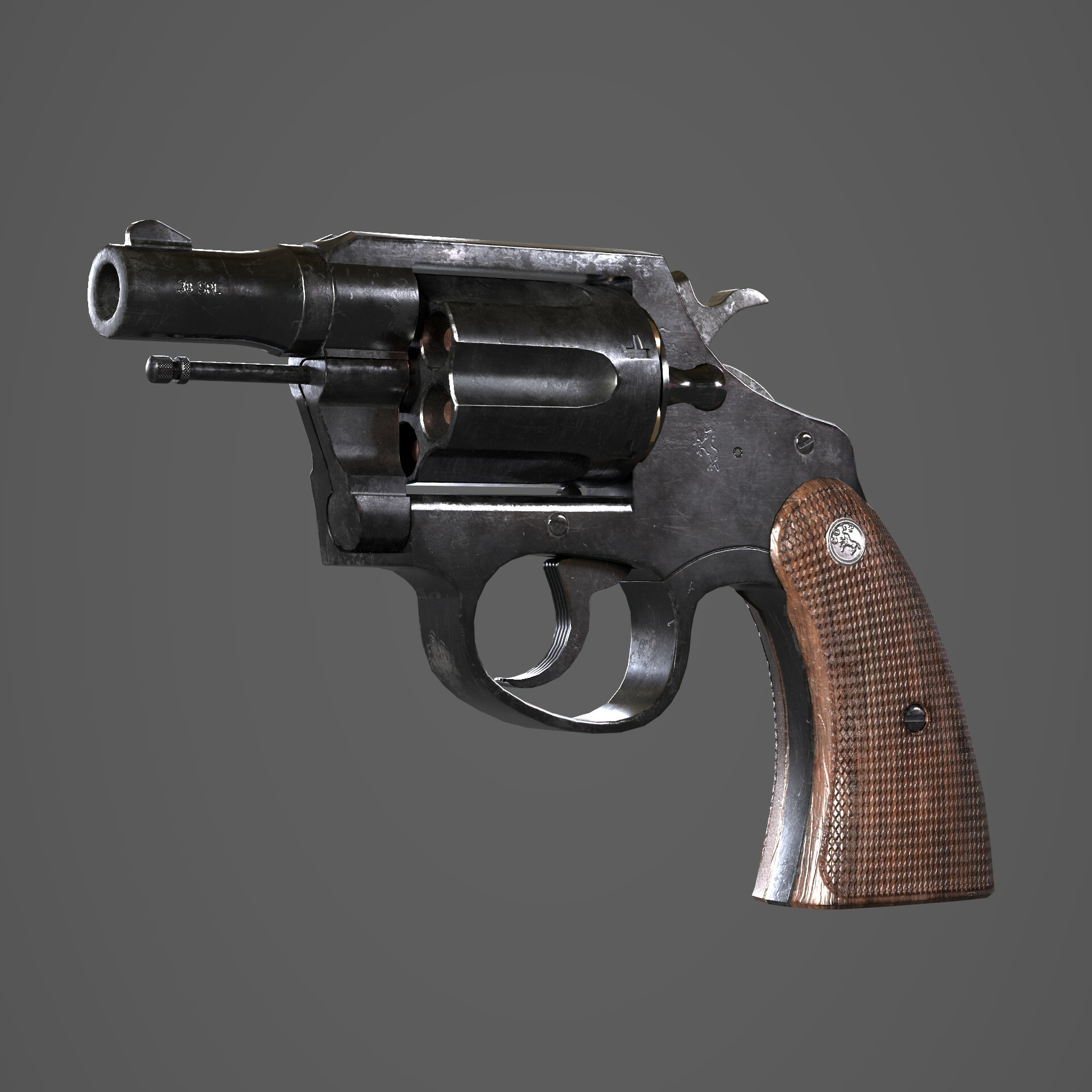 ArtStation - Colt Police .38 Revolver
