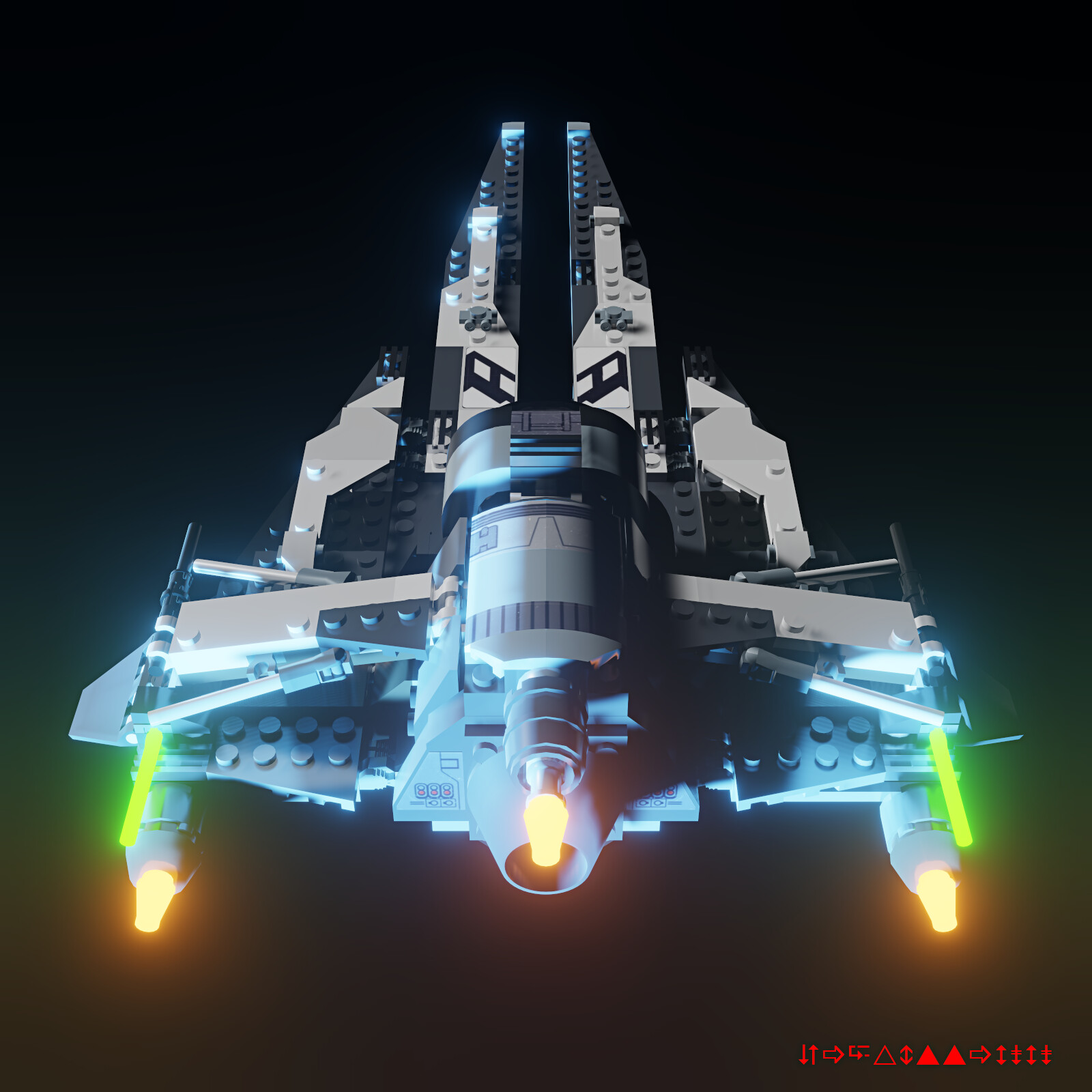 Earl Cropp Lego Black Ace TIE Fighter
