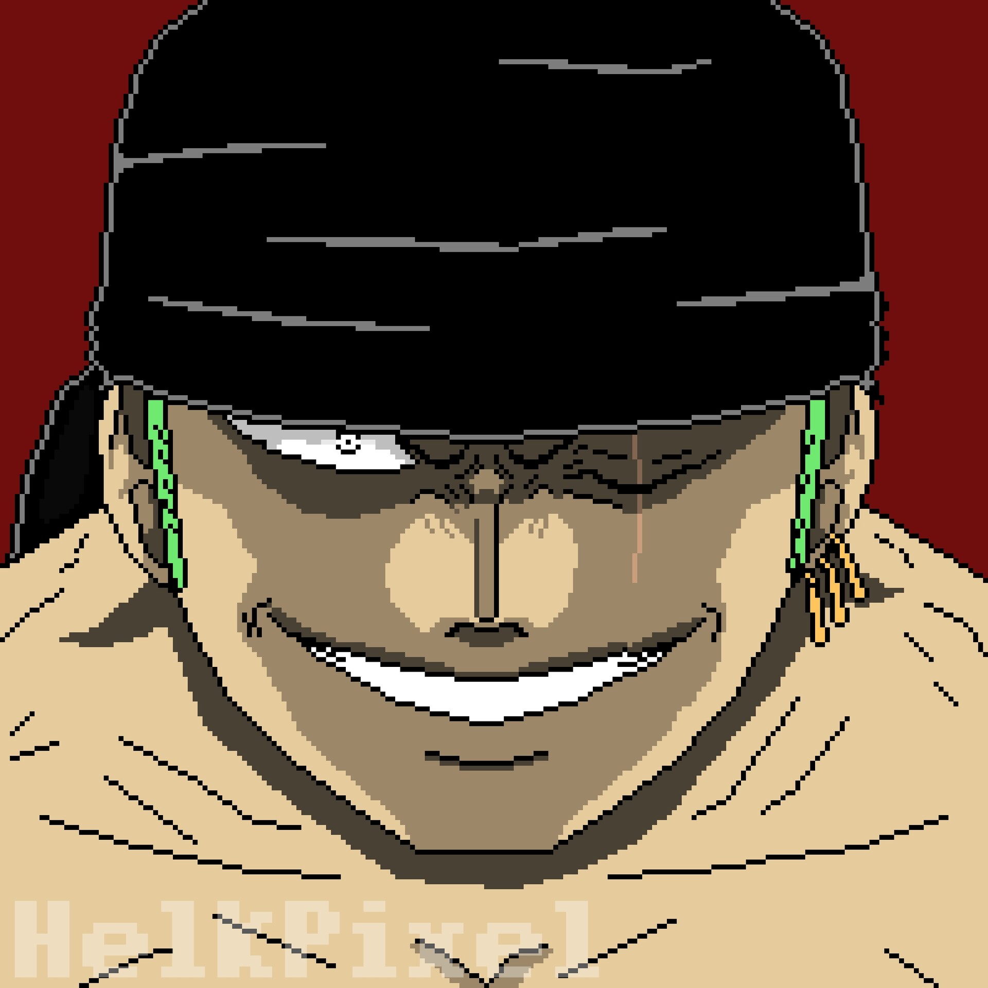 HelkPixel One Piece Pixel Art