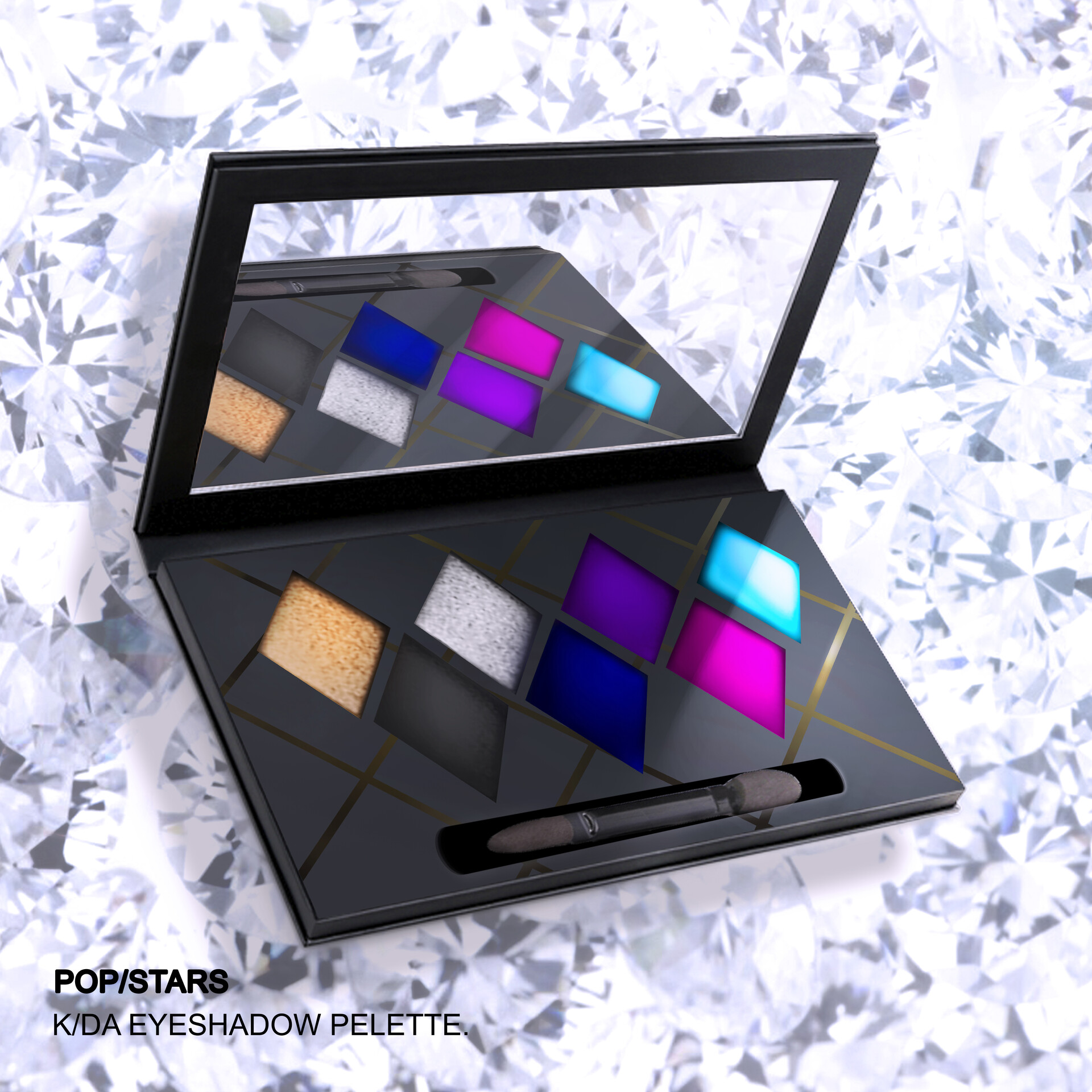 Download Artstation Foxy Cosmetics K Da Make Up Brand Fanart Carmen Carballo Wandakun