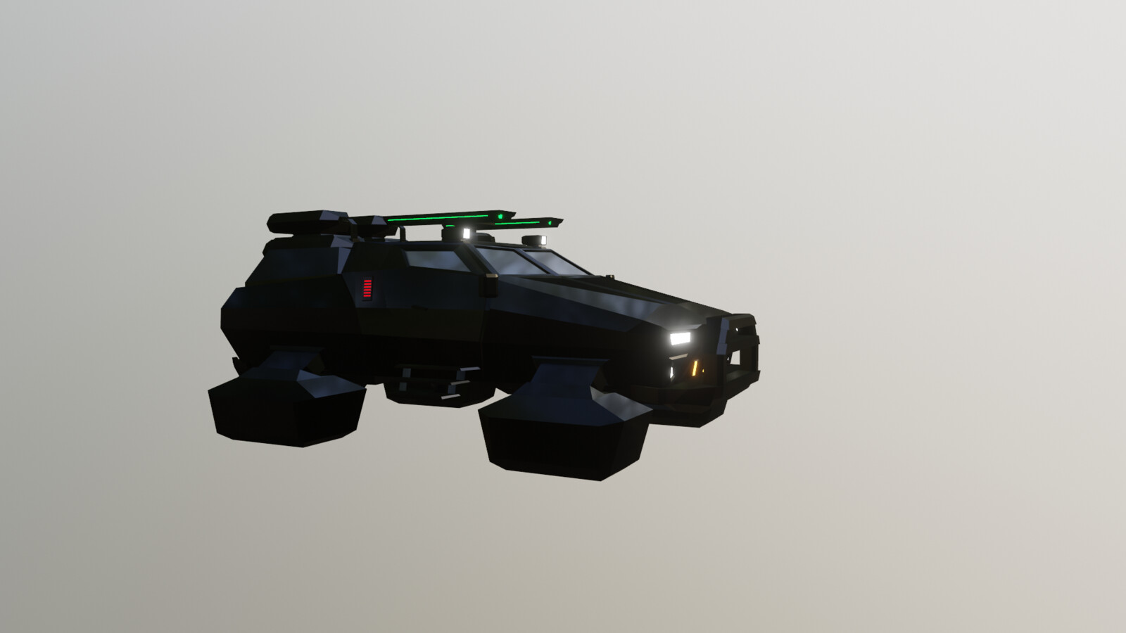 Blender LookDev mode - Side and front view 