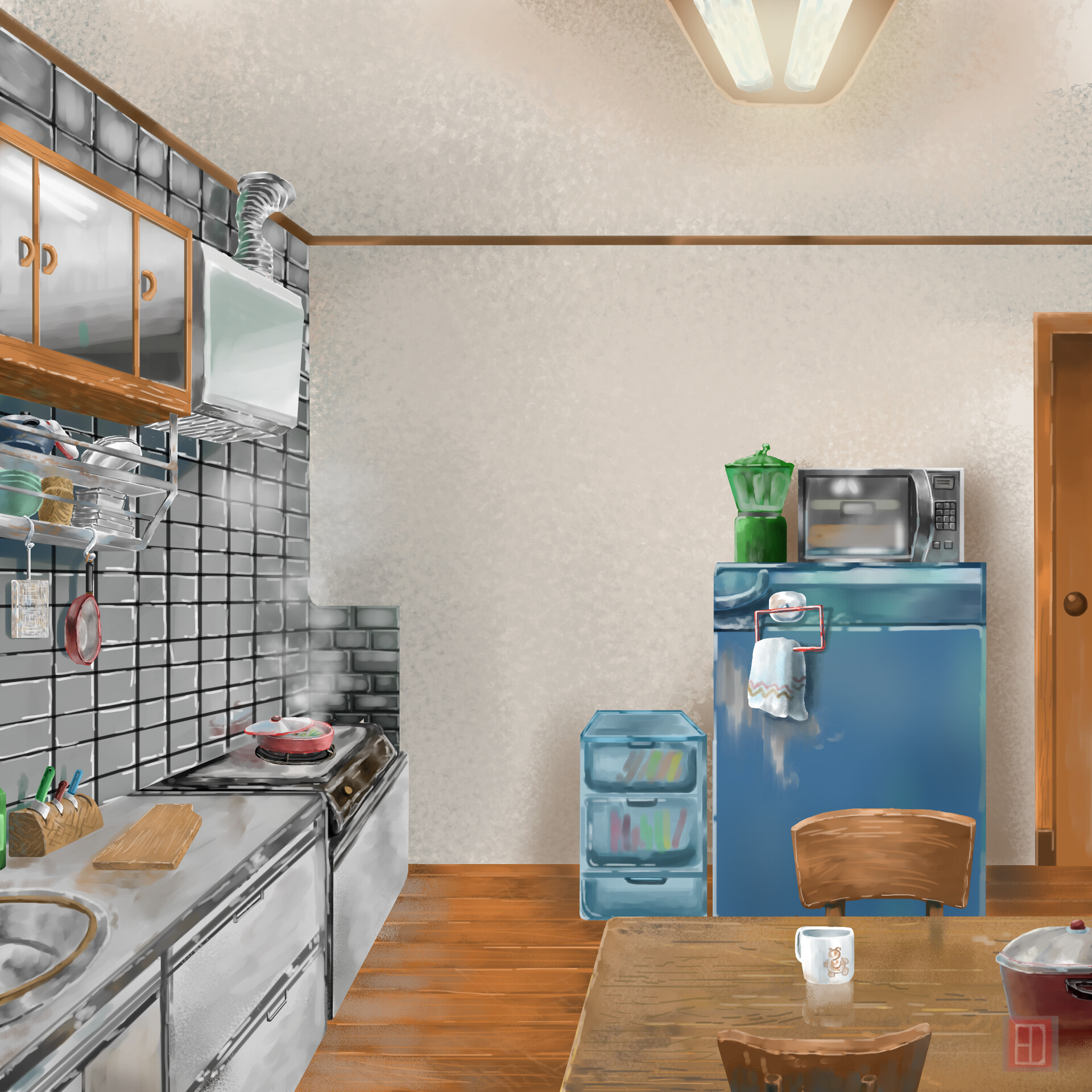 Share more than 154 anime themed kitchen super hot