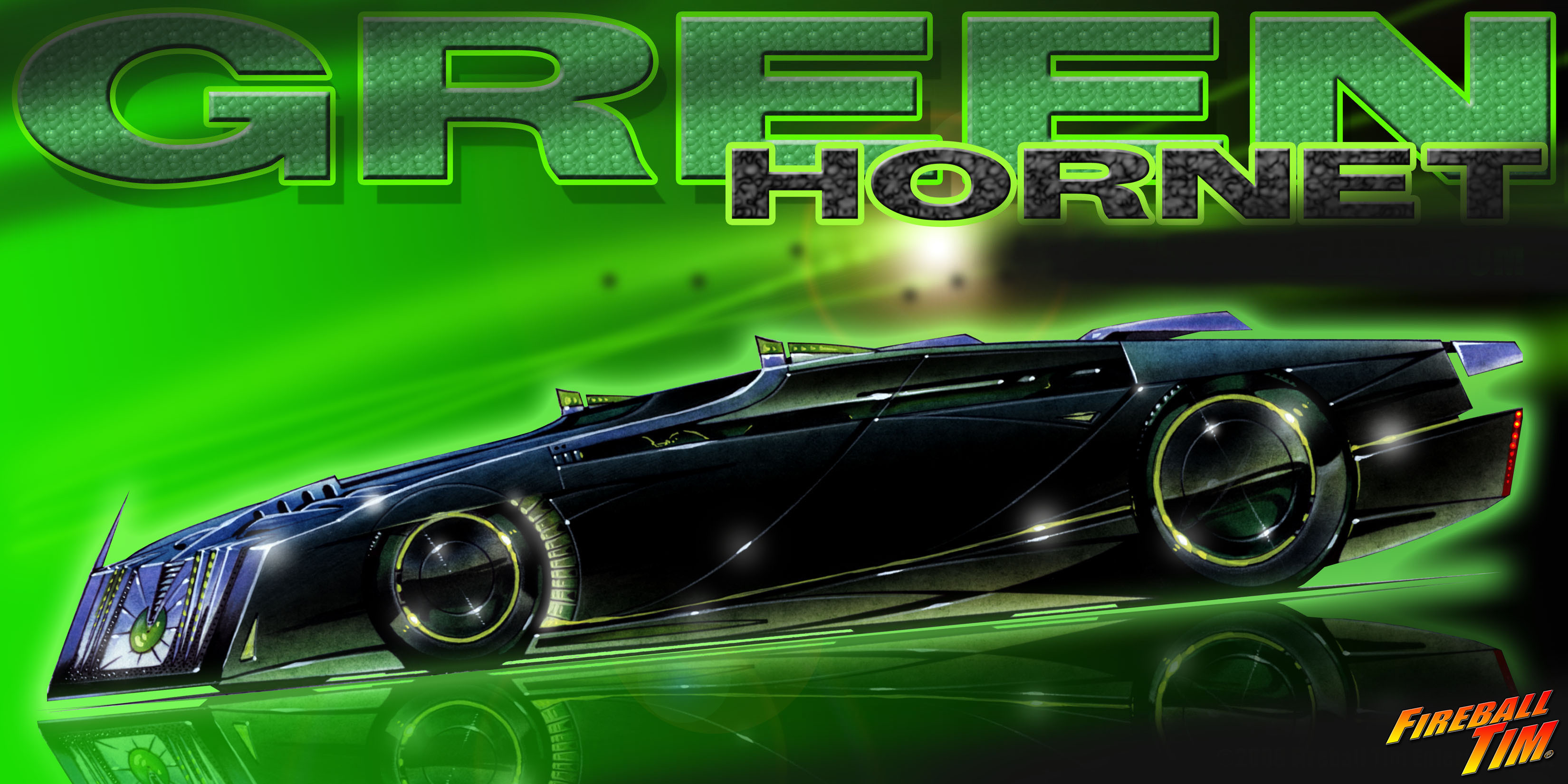 Early GREEN HORNET BLACK BEAUTY CONCEPT