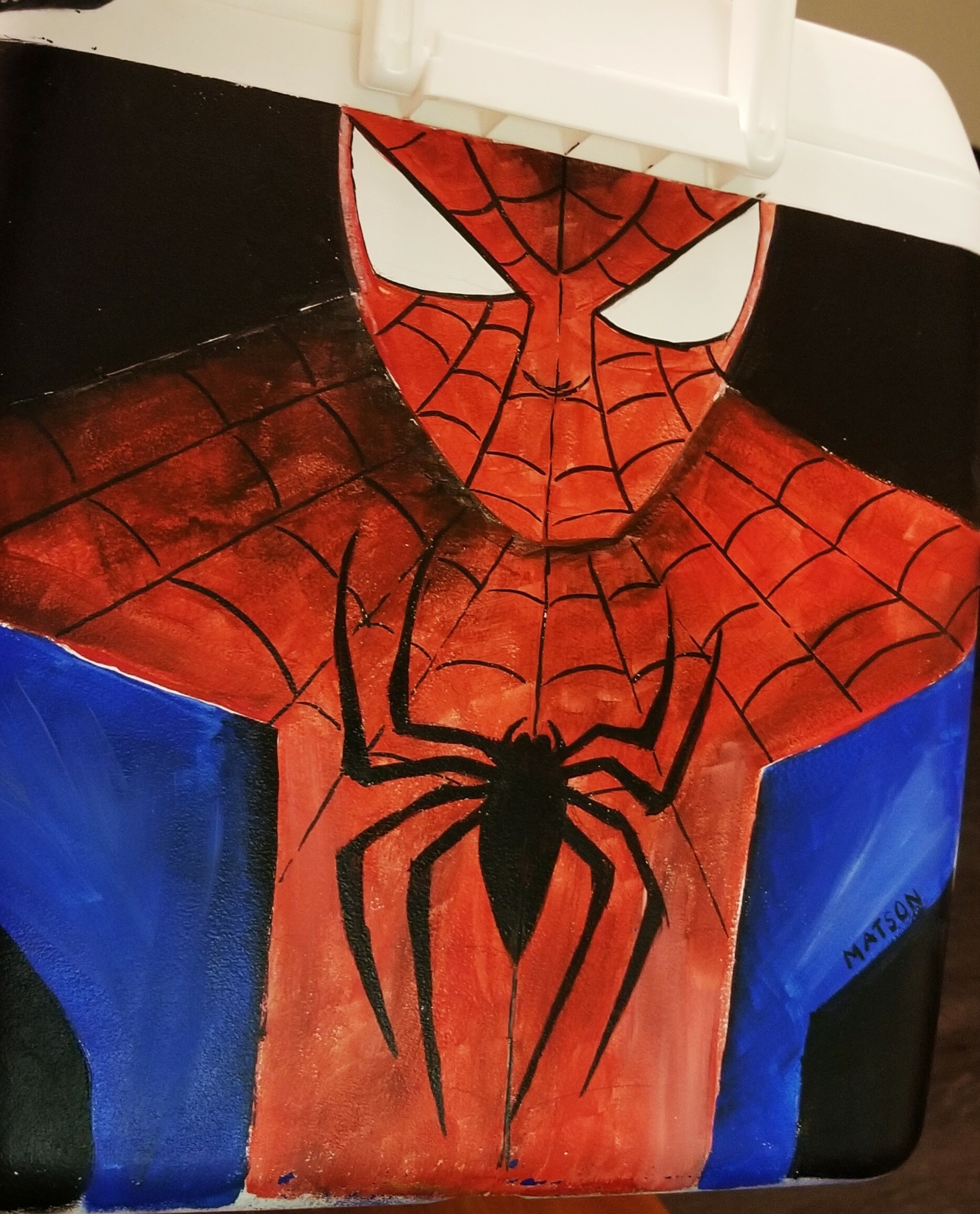 Artstation Spider Man 2 D Cooler Painting Madison Adams