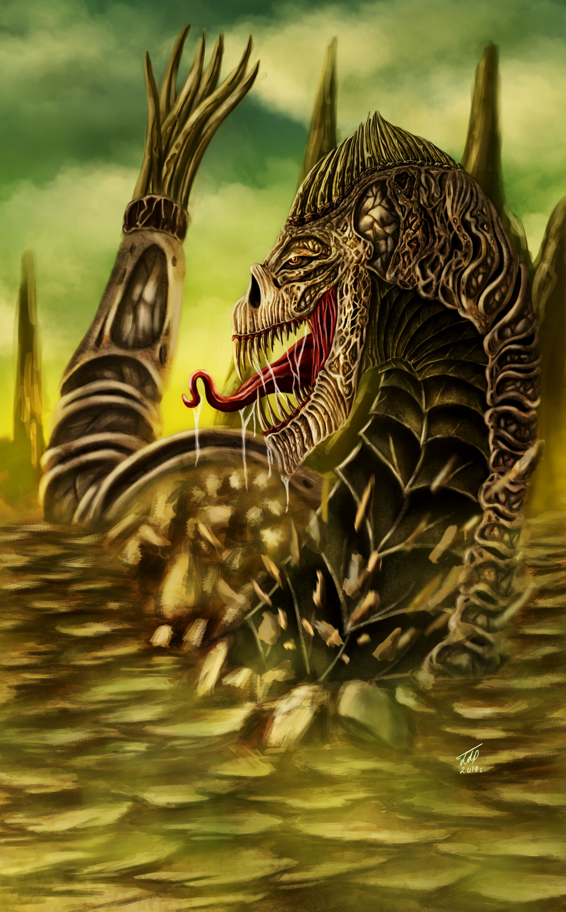 ArtStation Underground creature