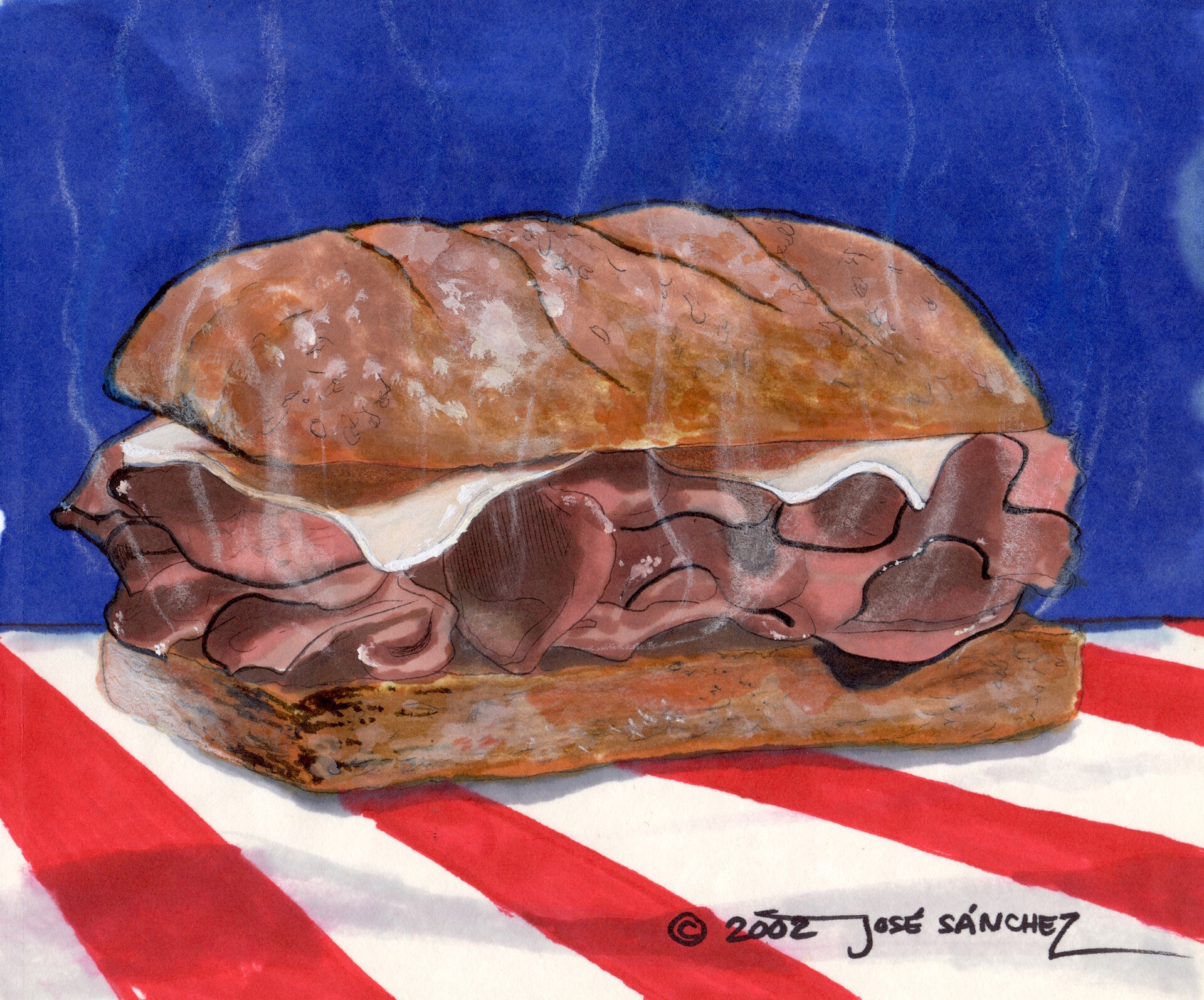 ArtStation - Hot Roast Beef Sandwich