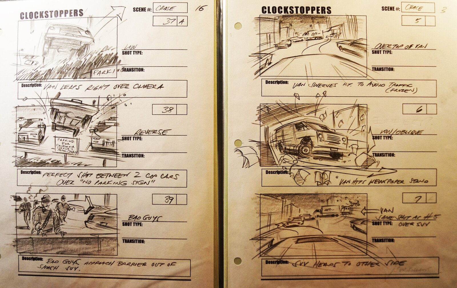 STORYBOARDS FOR FILM, TV &amp; COMMERCIALS