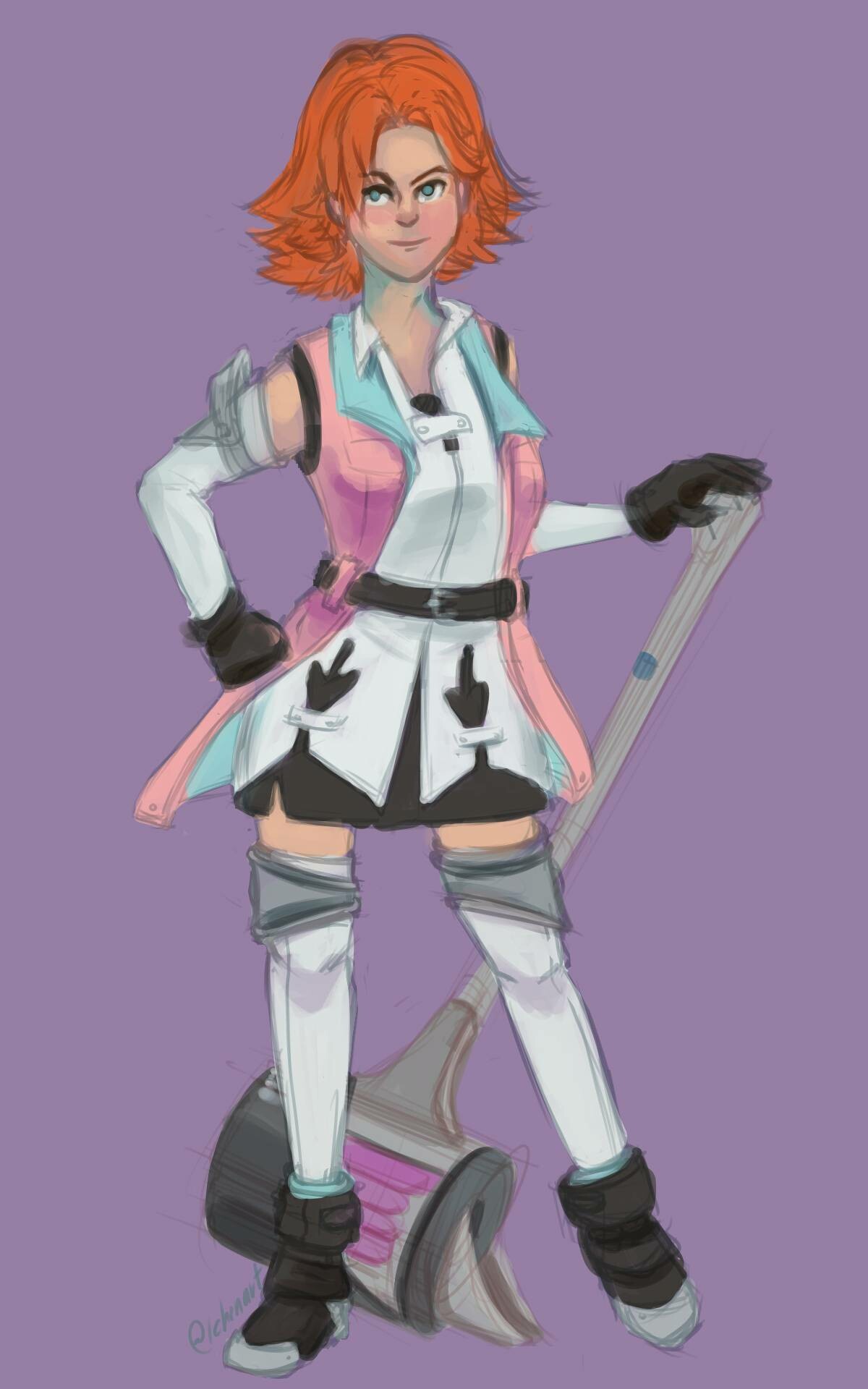 Lillian Chen - Nora - RWBY fanart