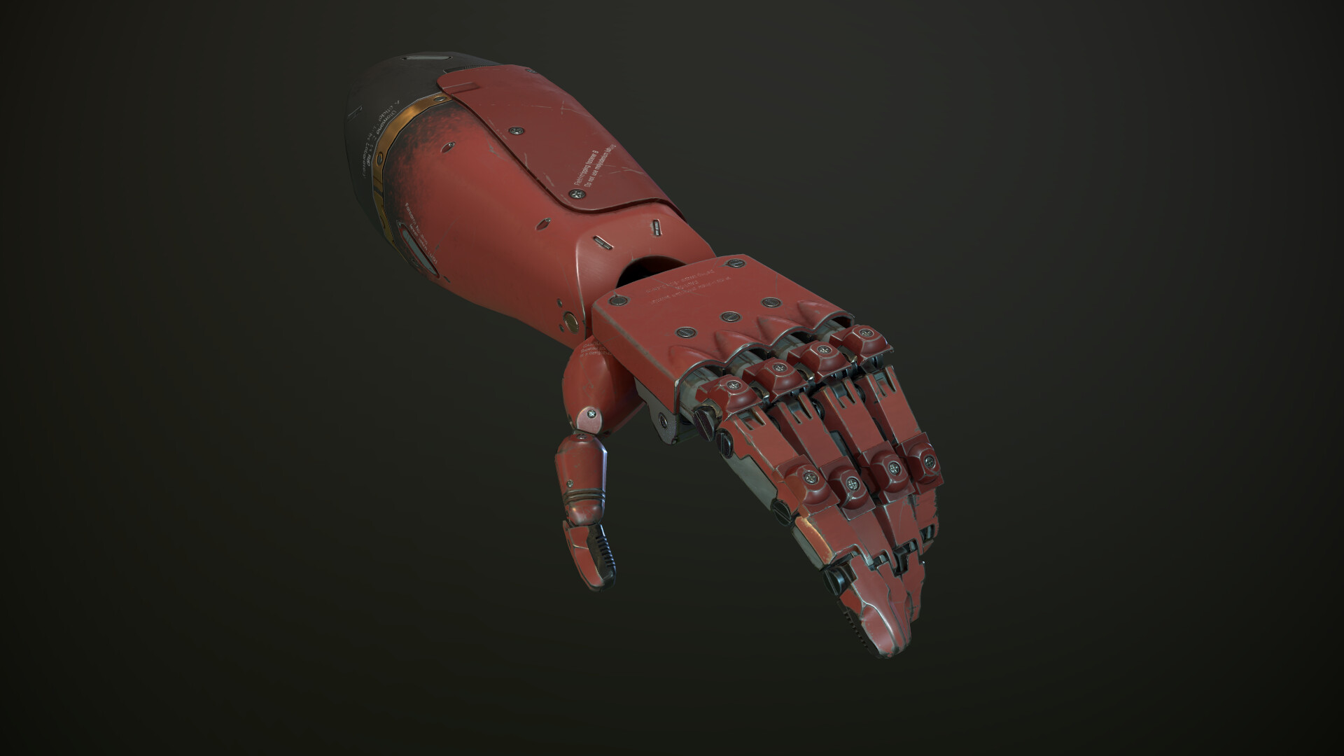 Maksym Plieva - Venom Snake's bionic arm fan art