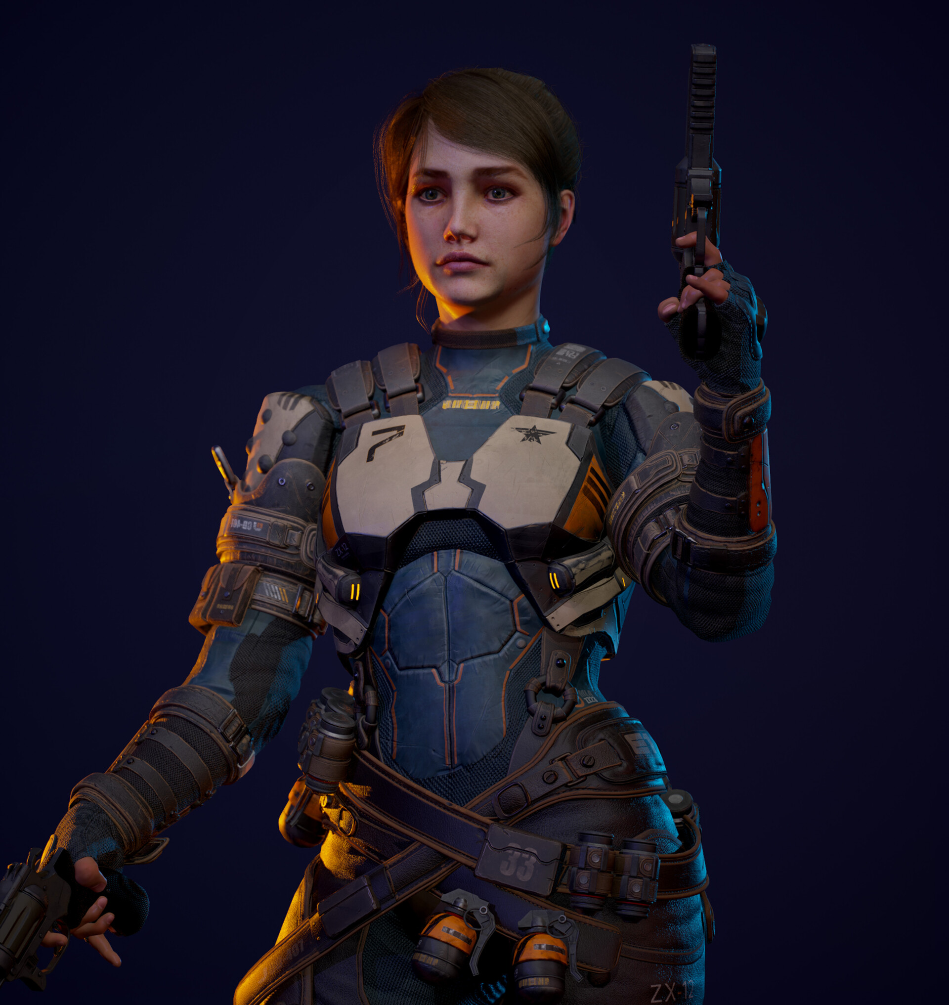 ArtStation - Female Mercenary