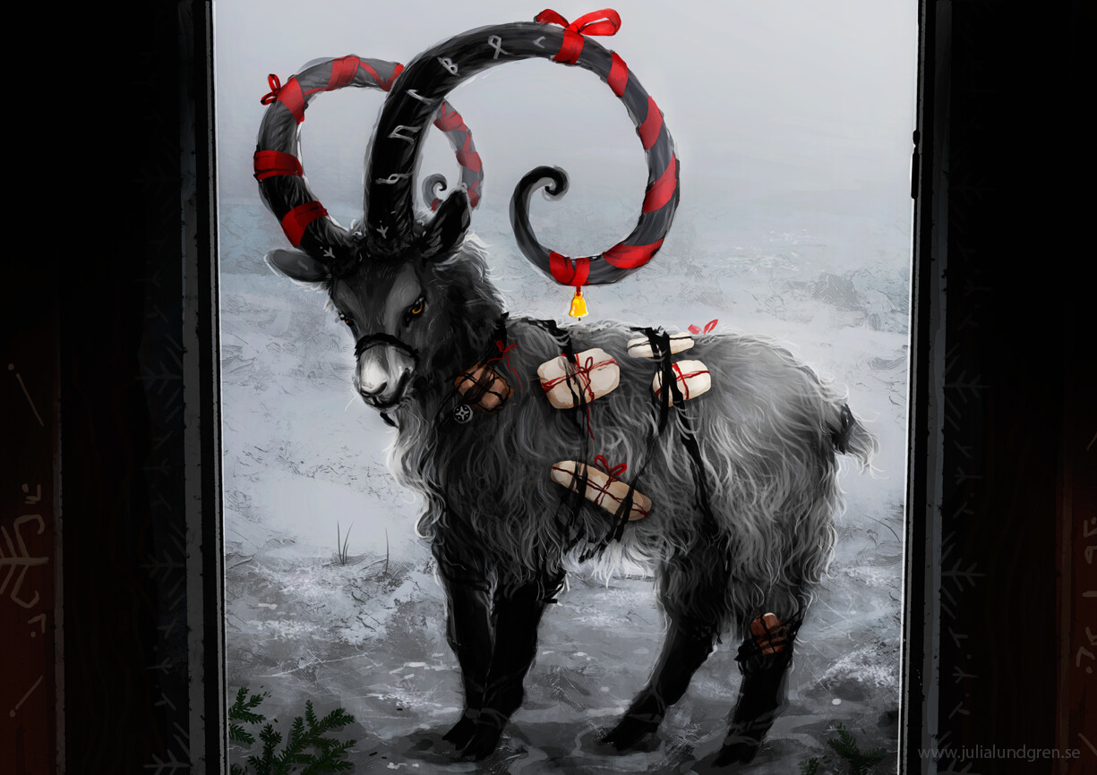 ArtStation Yule Goat