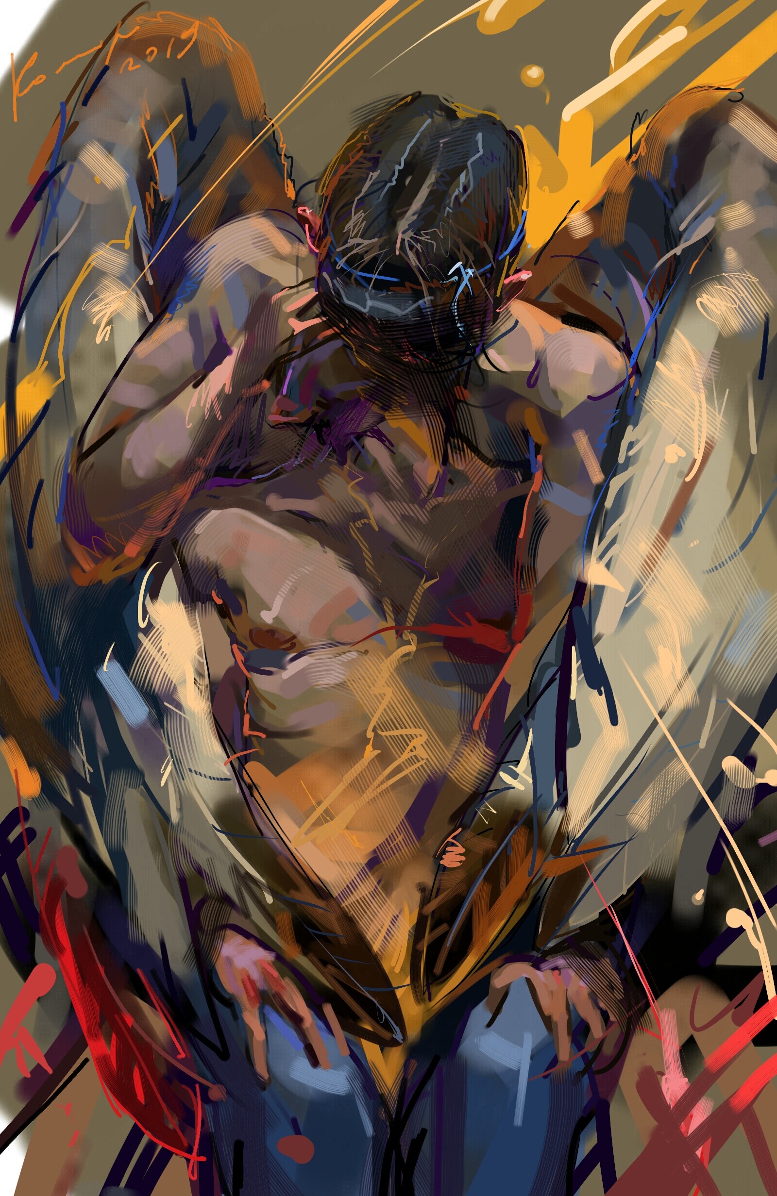 ArtStation - Поцелуй Ангела