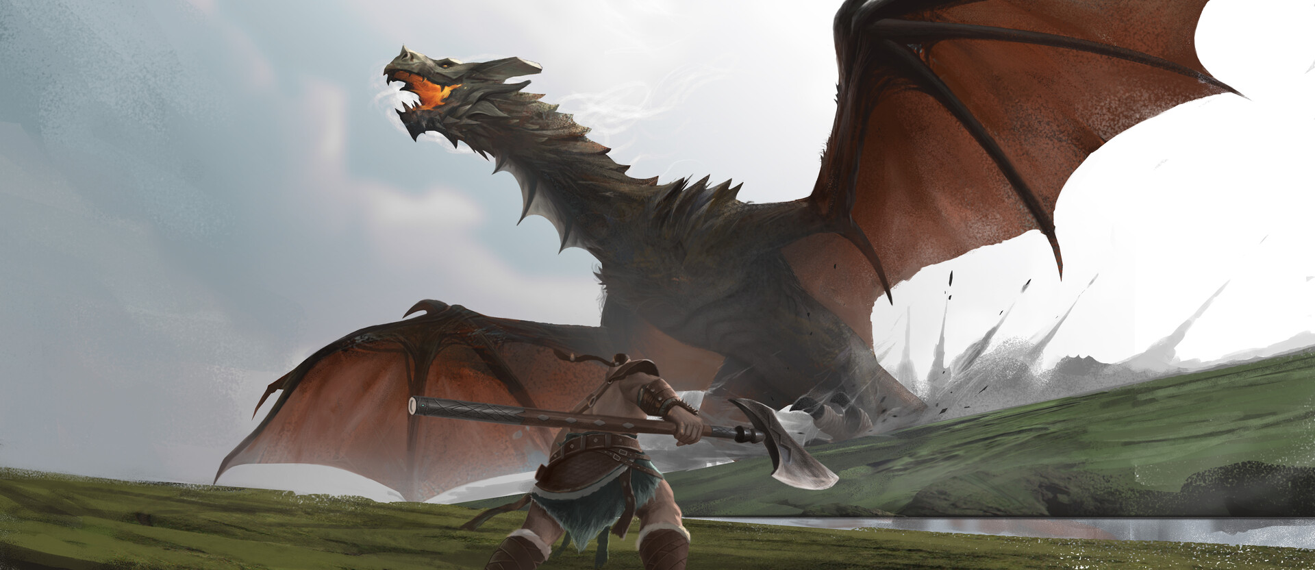 Artstation Dragon Killer Ku Ma
