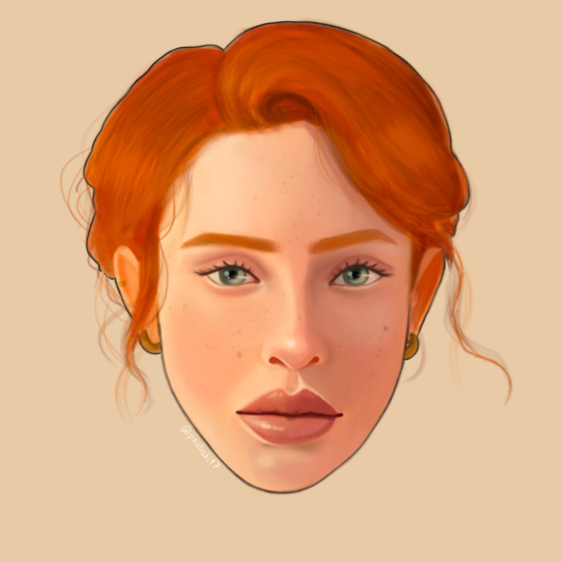 ArtStation Ginger girl