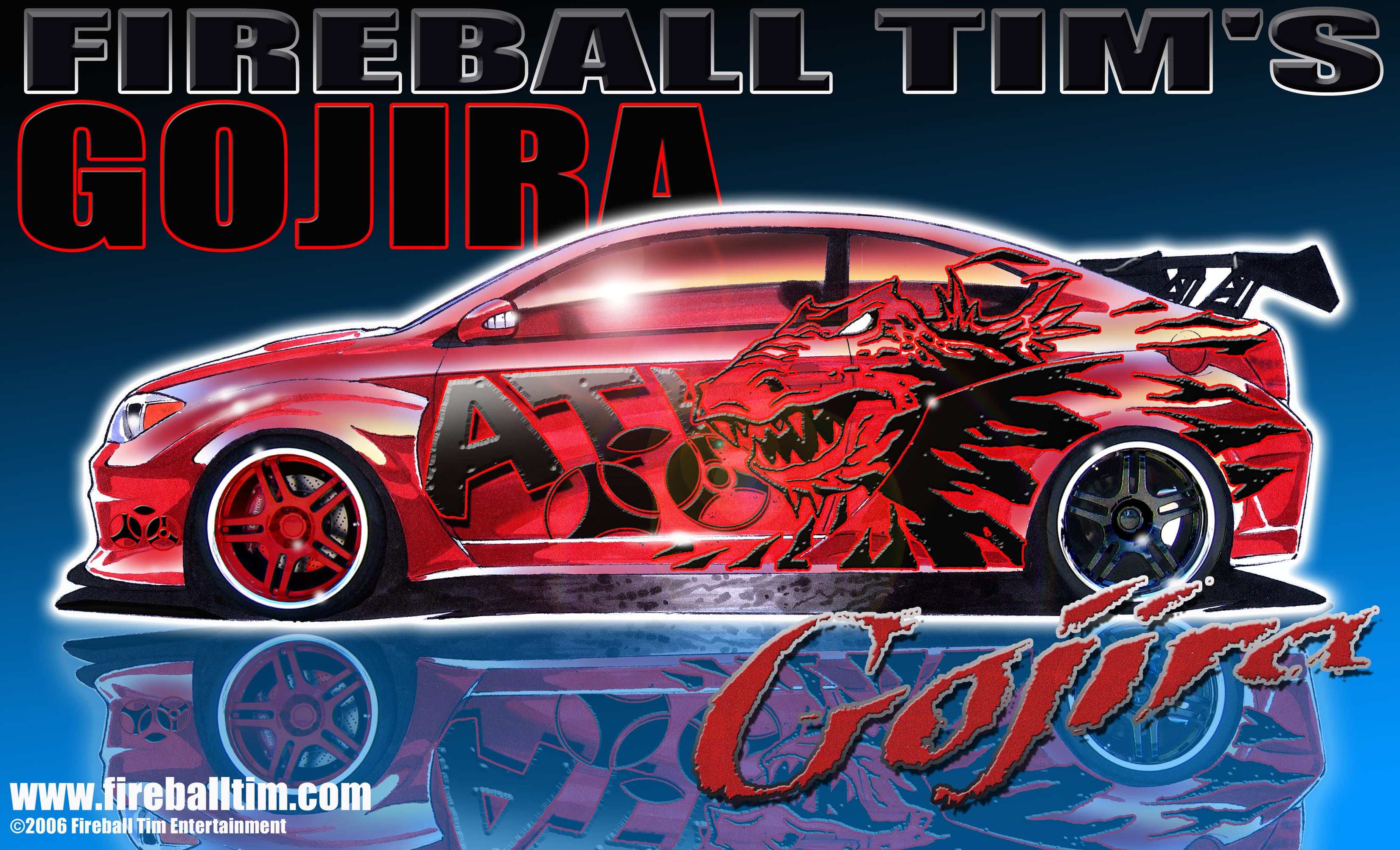 SCION GOJIRA SEMA CAR