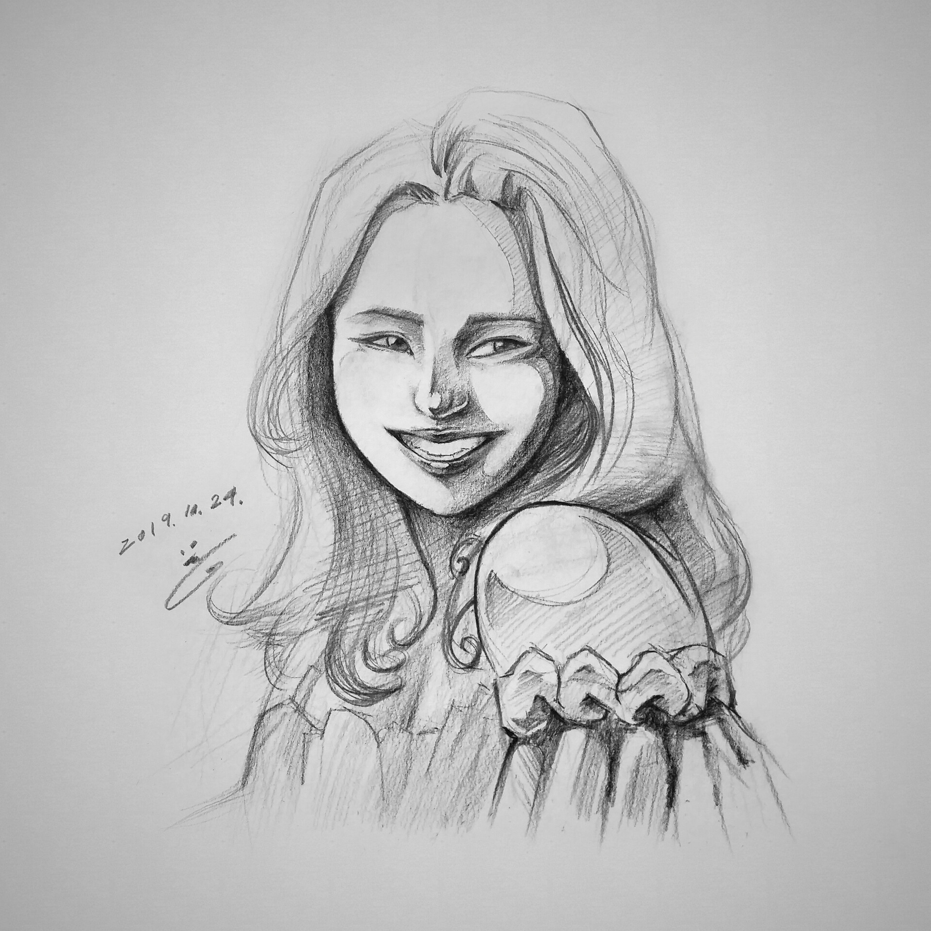Joomay Lee Pencil Drawing 20191024